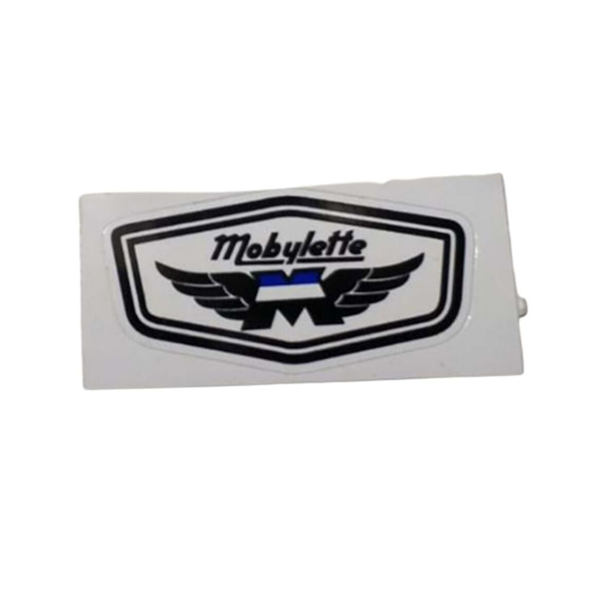 Mobylette M Yazı Siyah Kanatlı