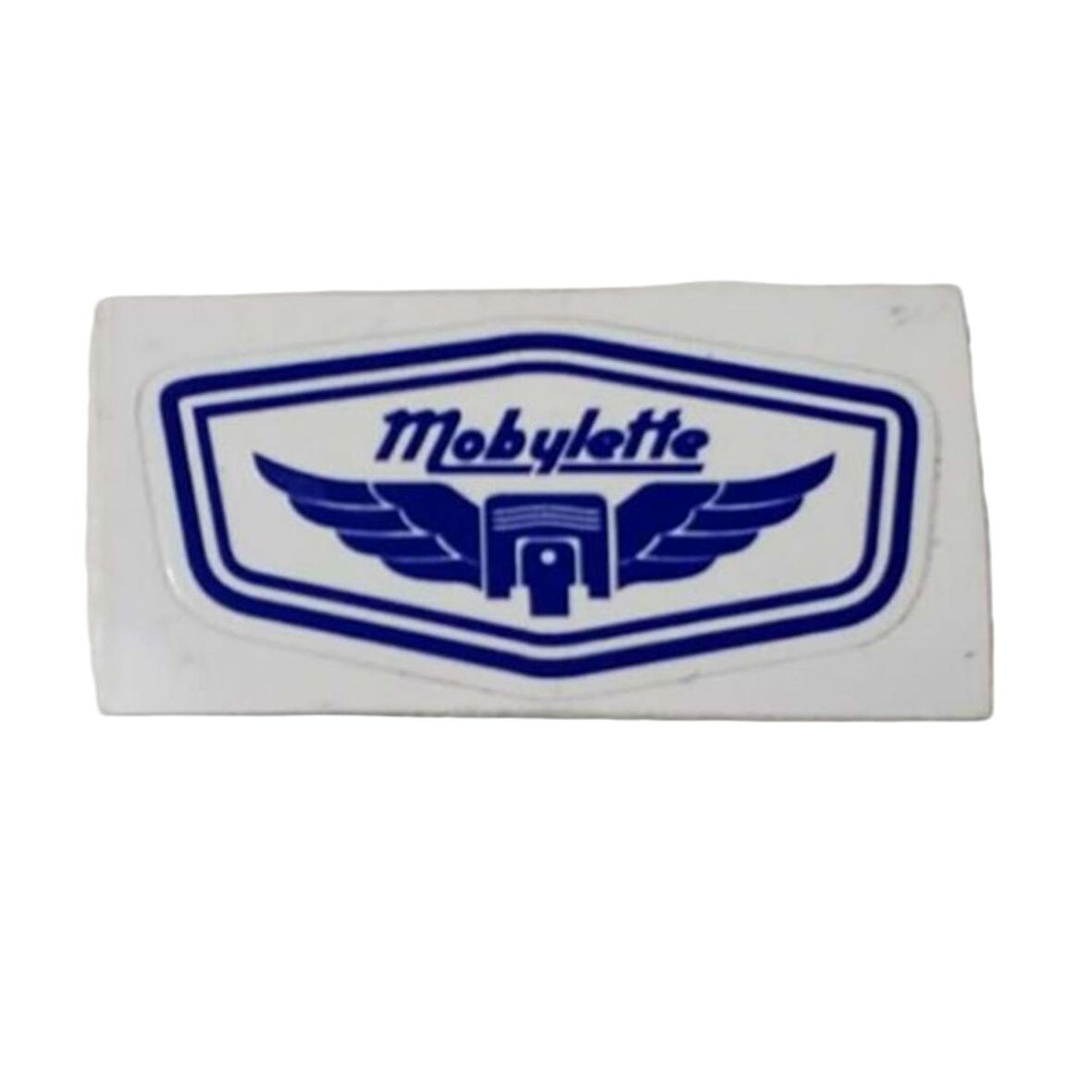 Mobylette M Yazı Mavi Pistonlu Kanatlı