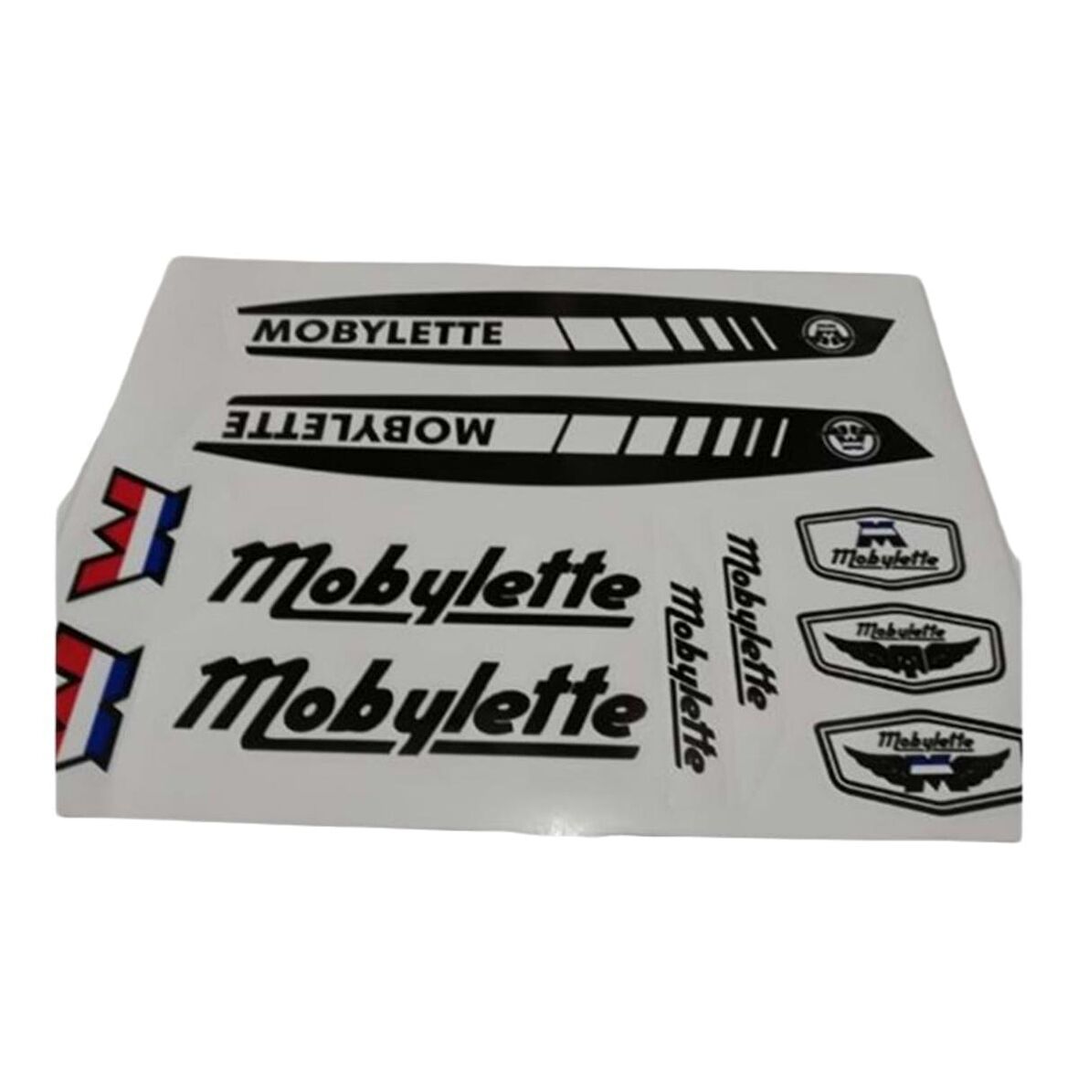 Mobylette Av-7 Yazı Takımı Siyah