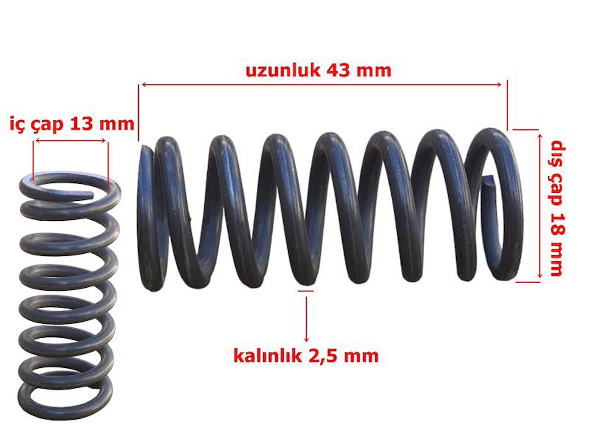 Cg Modifiye Debriyaj Baskı Yayı 18-43 Mm