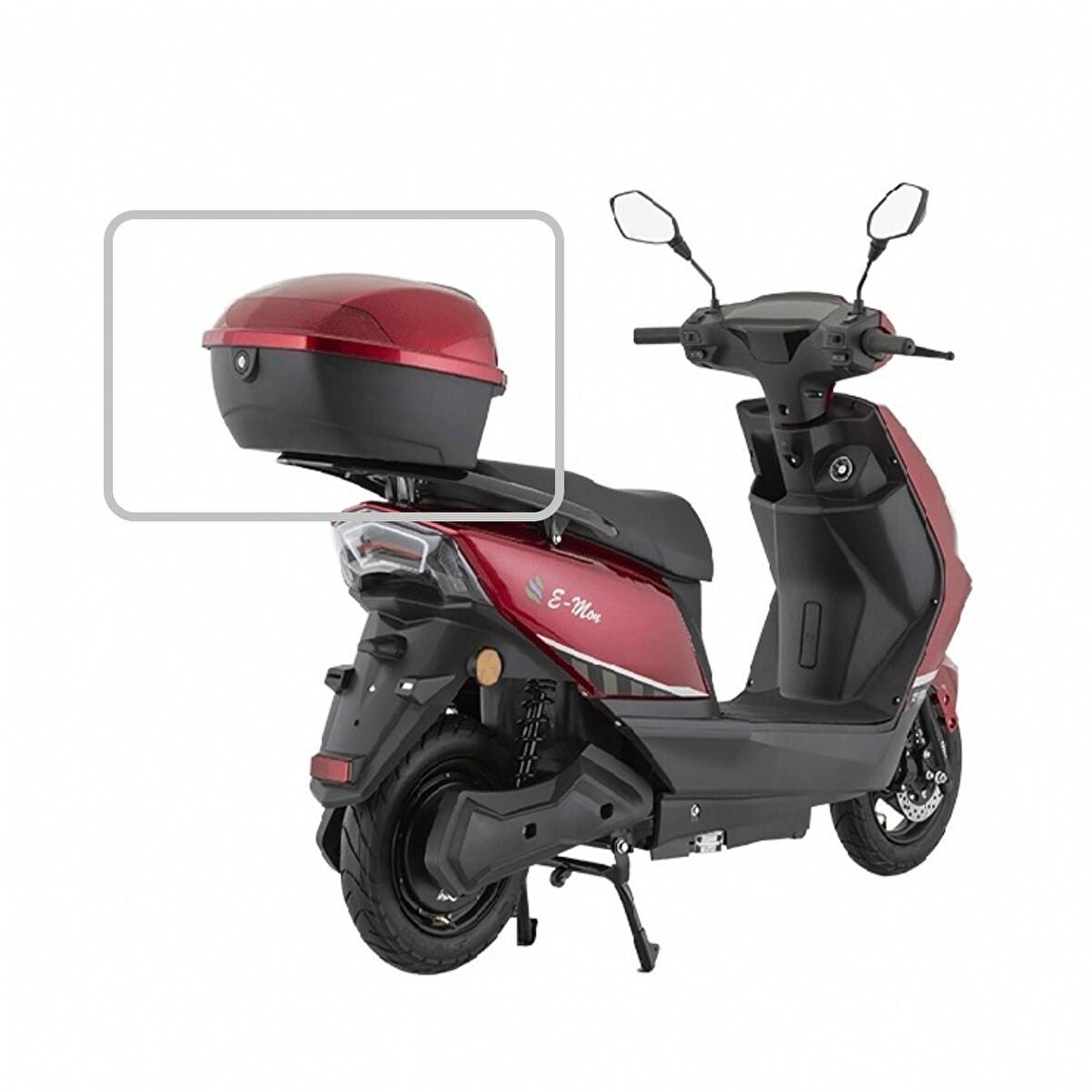 E-Mon Arka Çanta (Kilitsiz) Kırmızı Buddy Mondial Orj