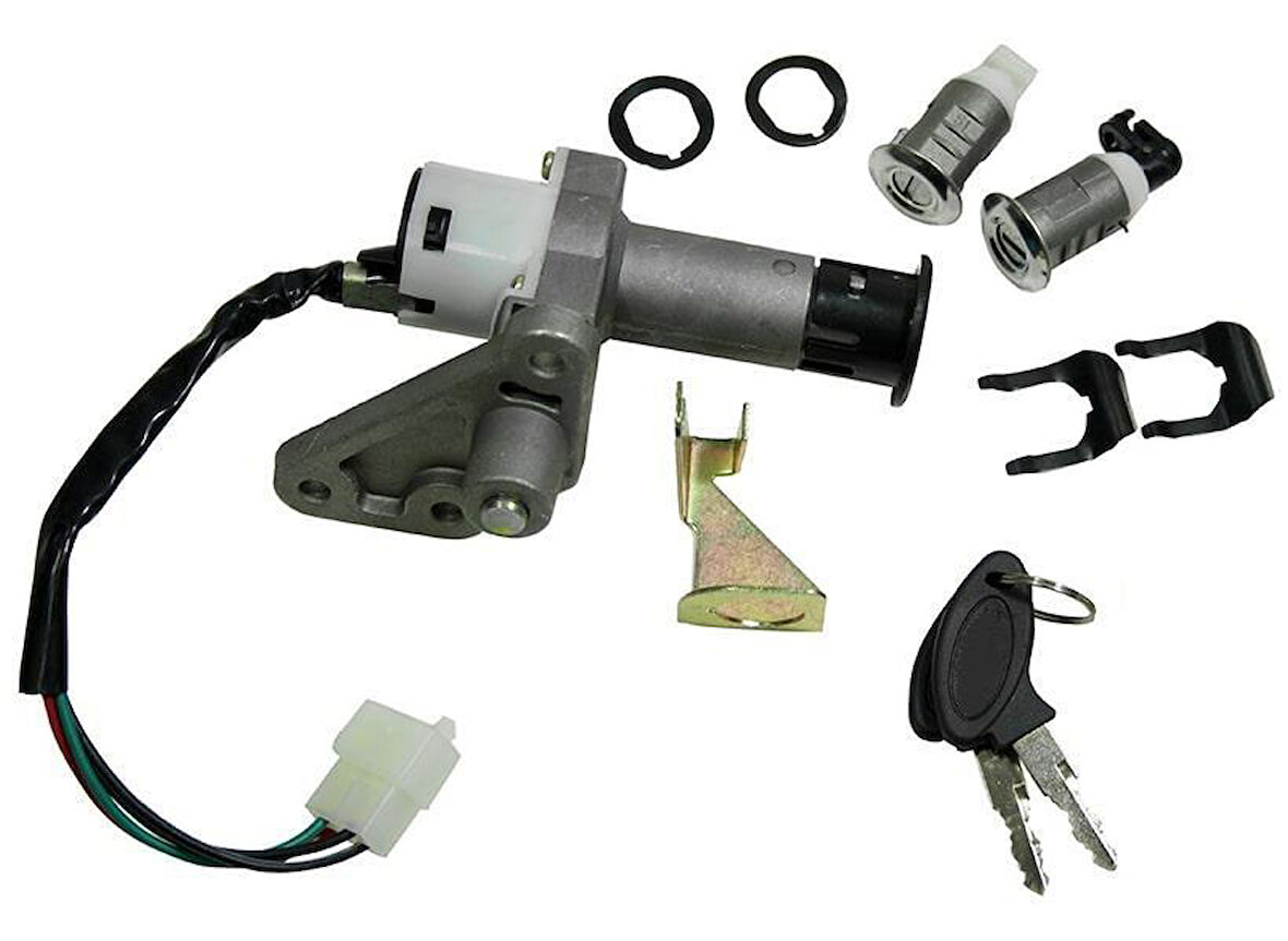 Scooter 150 Kontak Ve Kilit Seti 4 Fişli İth