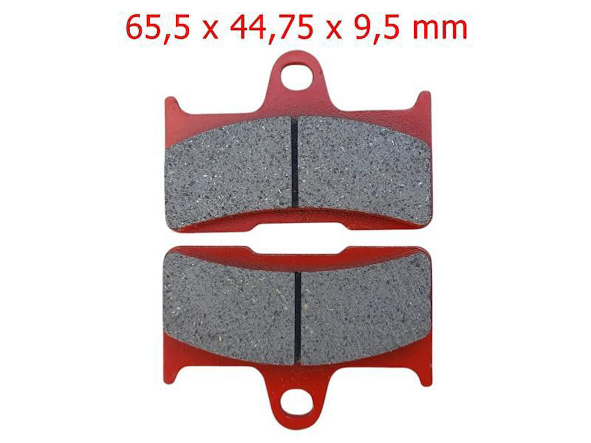 Atv Cf Arka Fren Disk Balatası Fa344 A Kalite C Force 500-625-800 Yamaha Yfm 660