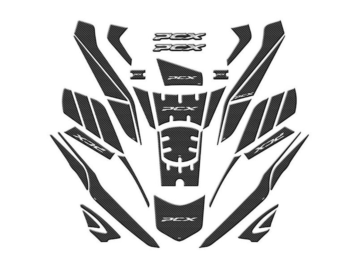 Honda Pcx 2025 Uyumlu Tank Pad Set 001