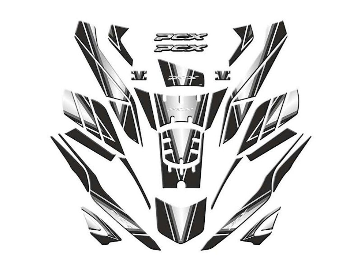 Honda Pcx 2025 Uyumlu Tank Pad Set 002
