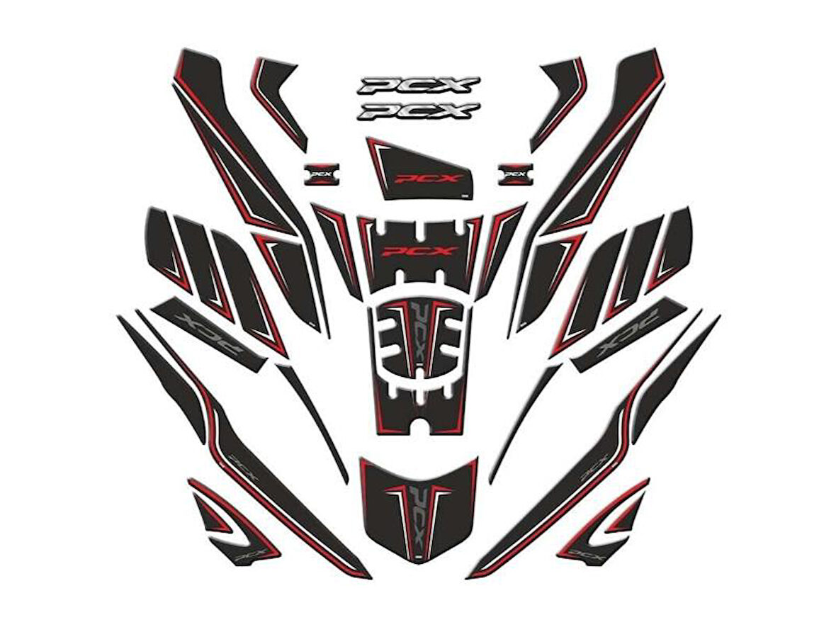 Honda Pcx 2025 Uyumlu Tank Pad Set 003