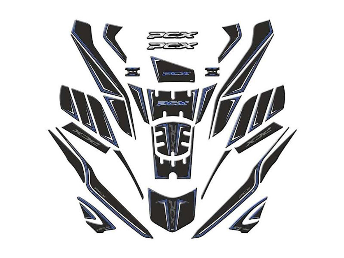 Honda Pcx 2025 Uyumlu Tank Pad Set 005