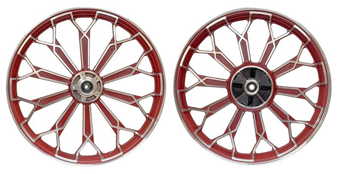 Jant Ön-Arka Set Kırmızı 1.60X18-1.85X18 Modıfıye Cg