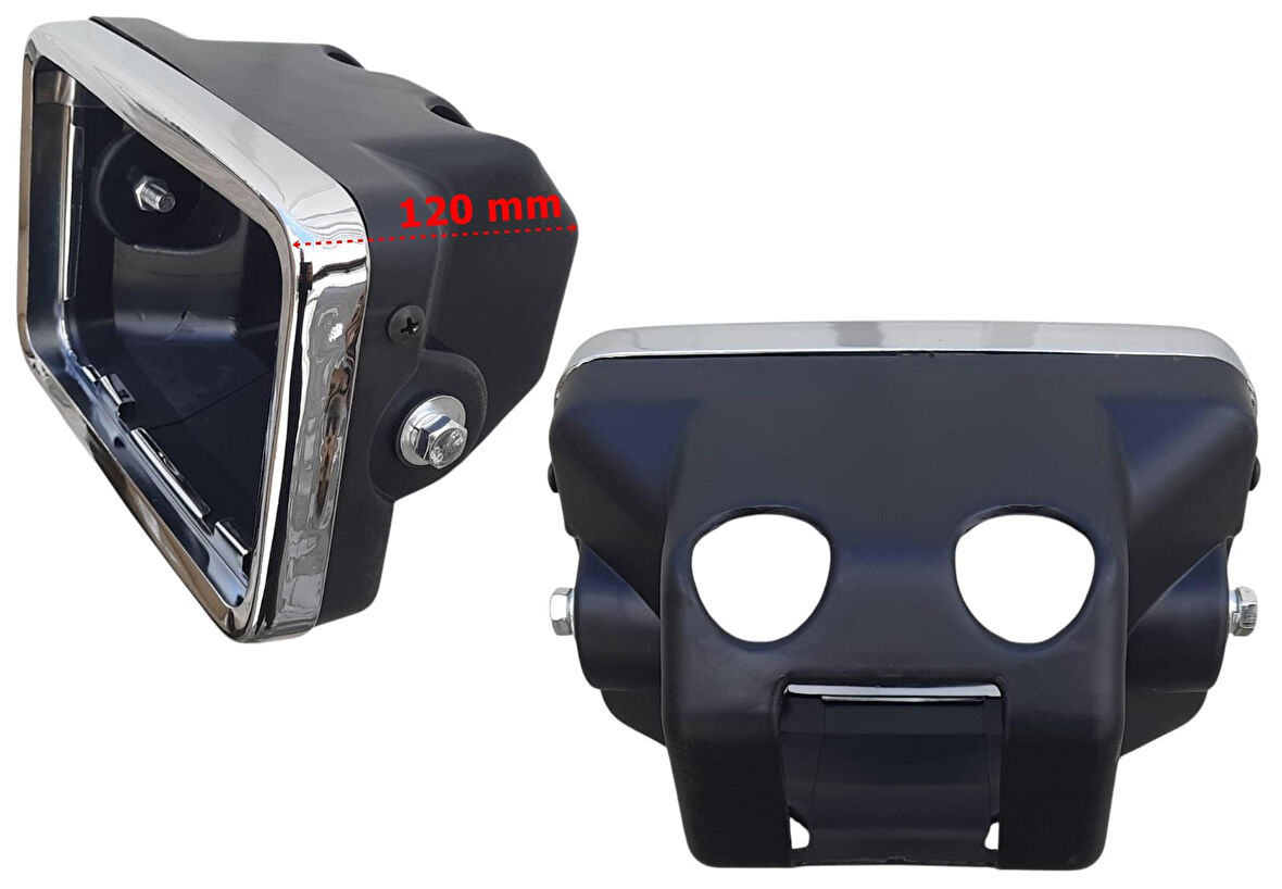 125 Cg Far Tası Ve Çerçevesi Kısa 120 Mm