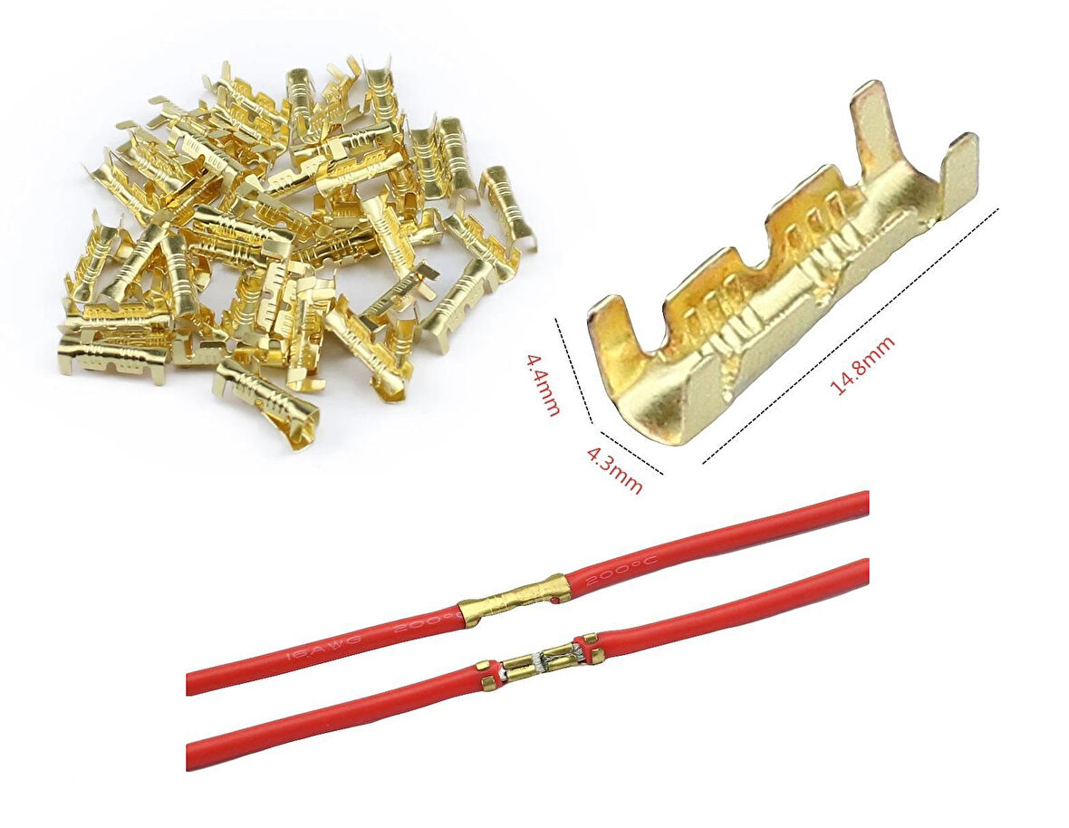 Kablo Ucu Birleştirici Fiş İth (200 Adet)