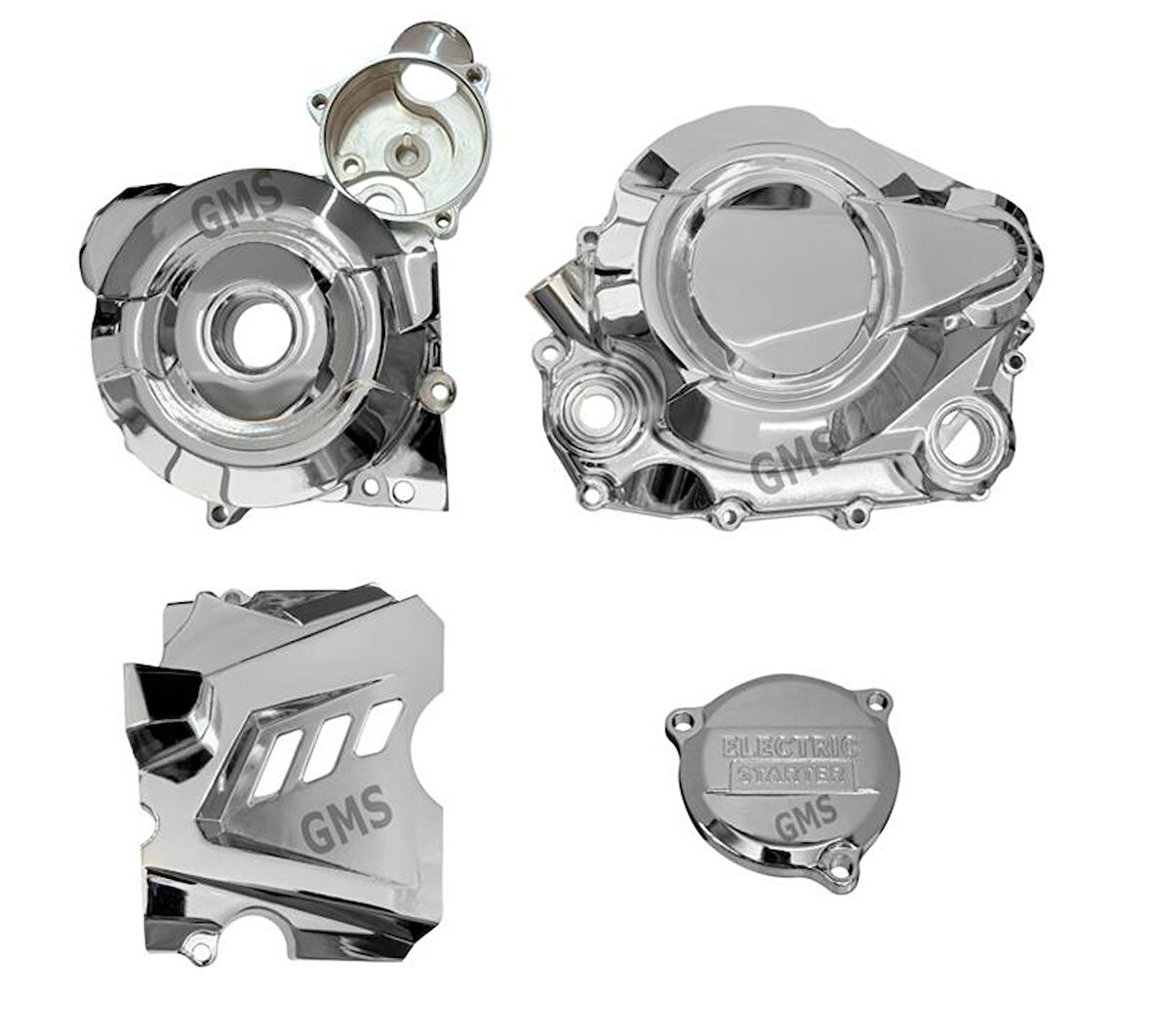 Sanzıman Motor Kapak Set 4Parça Nıkel Cg-Kuba