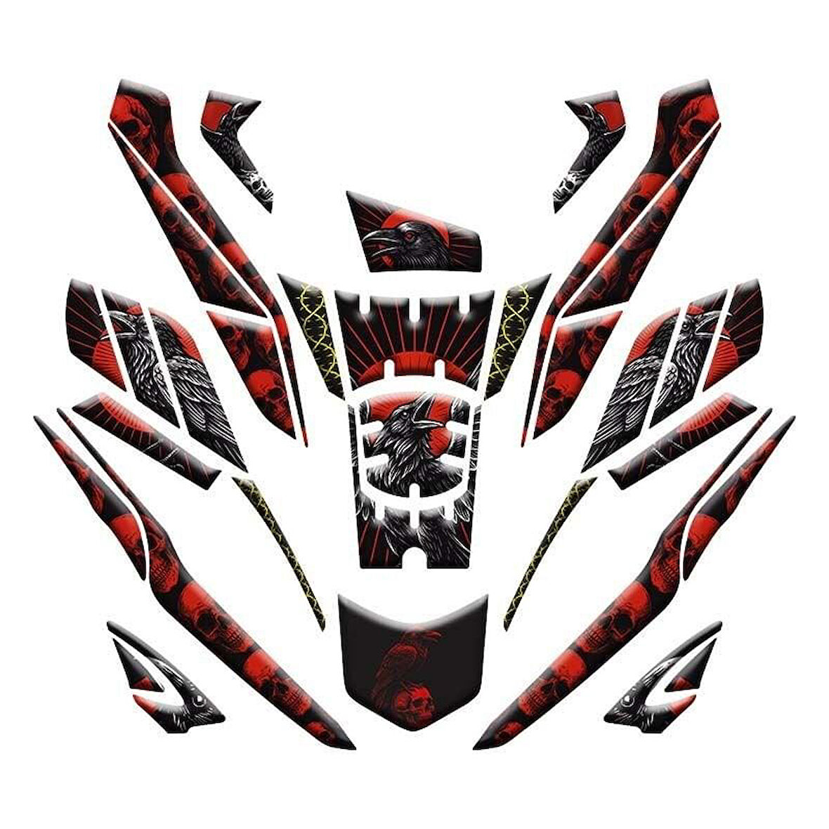 Honda Pcx 2025 Uyumlu Tank Pad Set 012