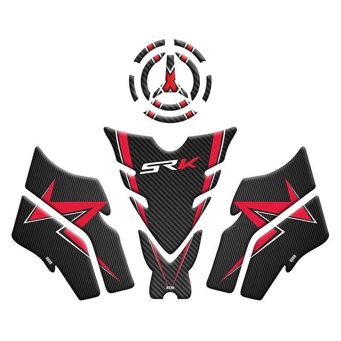 Rks Srk 125 S 2024 - 2025 Uyumlu Tank Pad Set 002