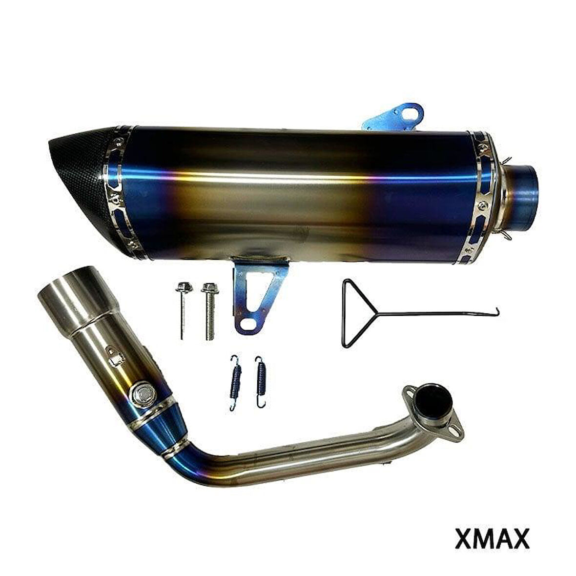 Yamaha Xmax 2018 - 2024 Uyumlu Performans Egzoz Full Sistem Hologram