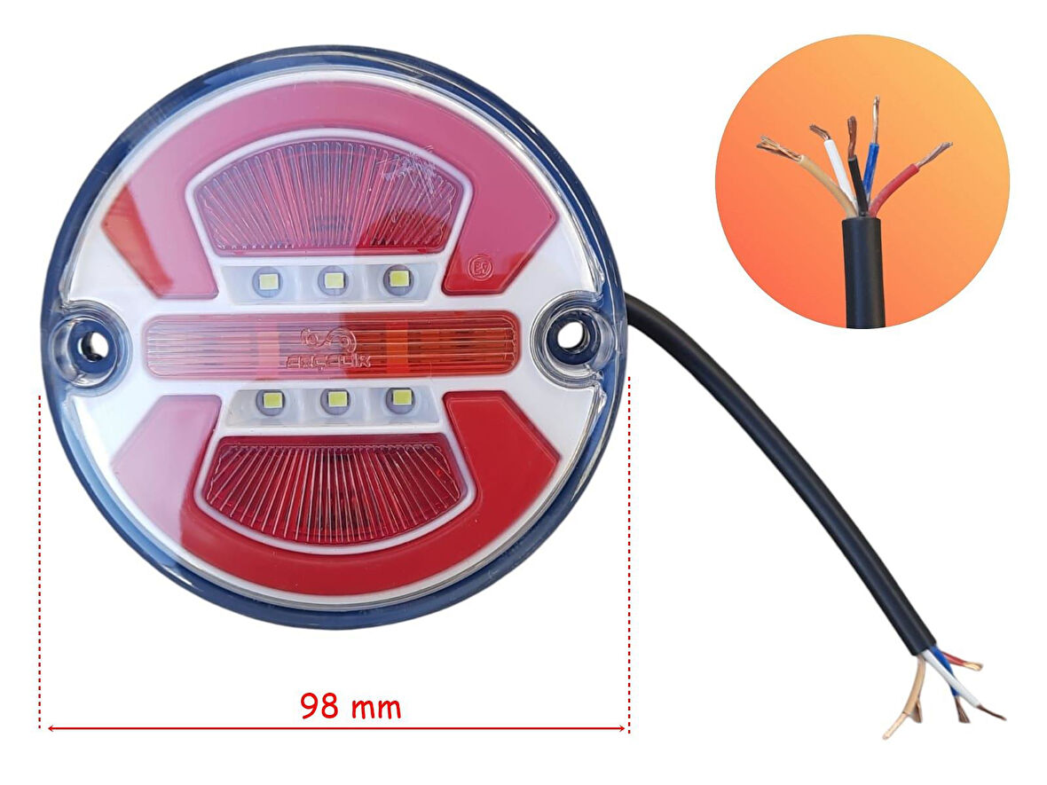 Atv Üniversal Stop Led Model 2 Sinyal-Park-Fren-Geri