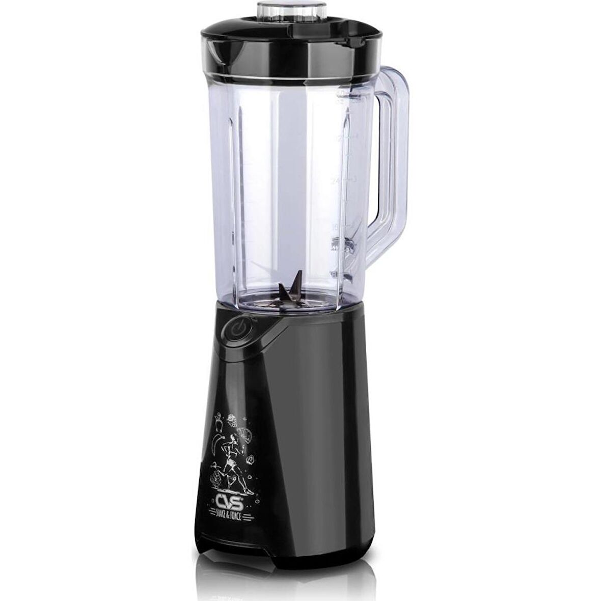 Cvs Dn 4521 Shake & Force Cup Siyah Buz Kırıcı Sürahi Blender