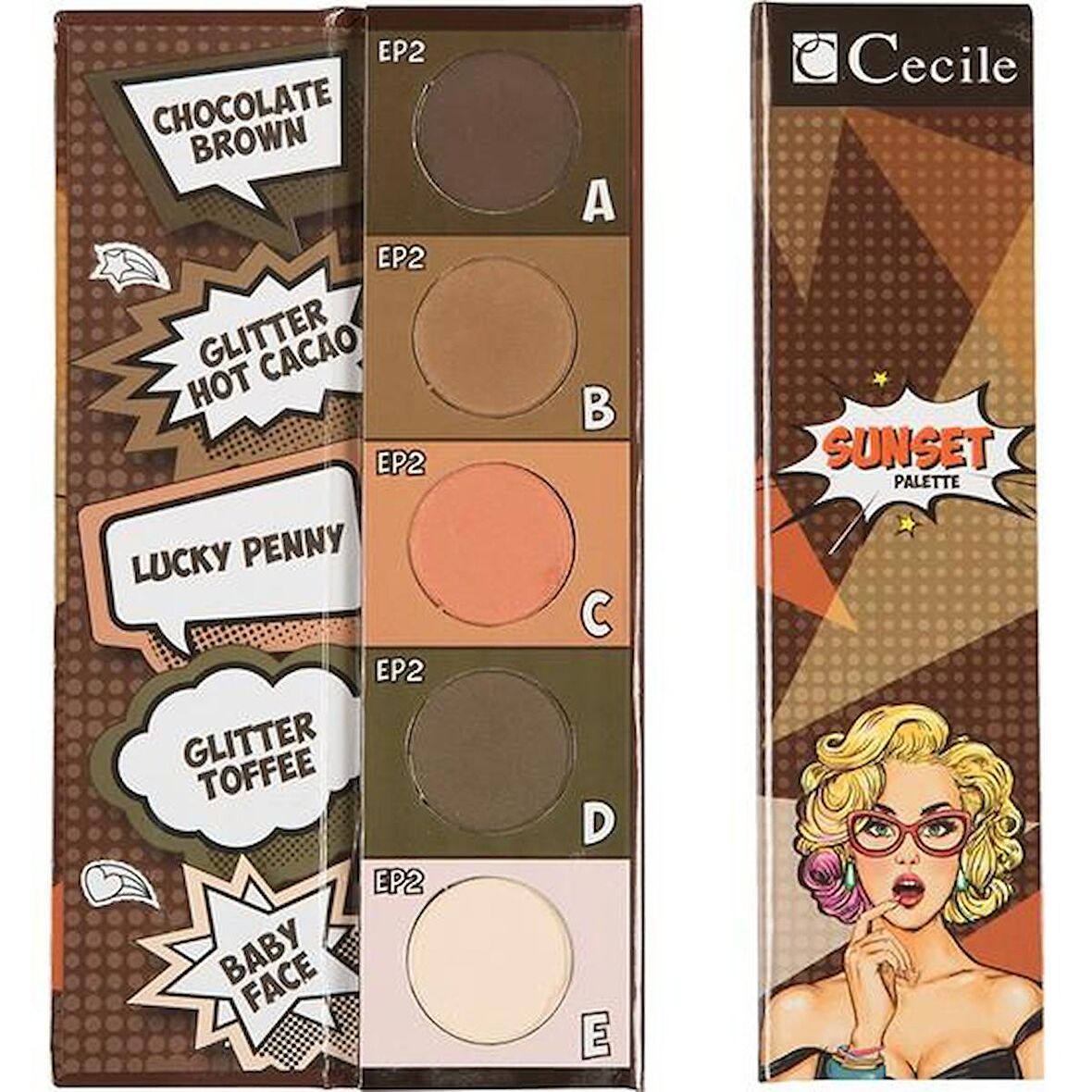 Cecile Eyeshadow Palette EP 02