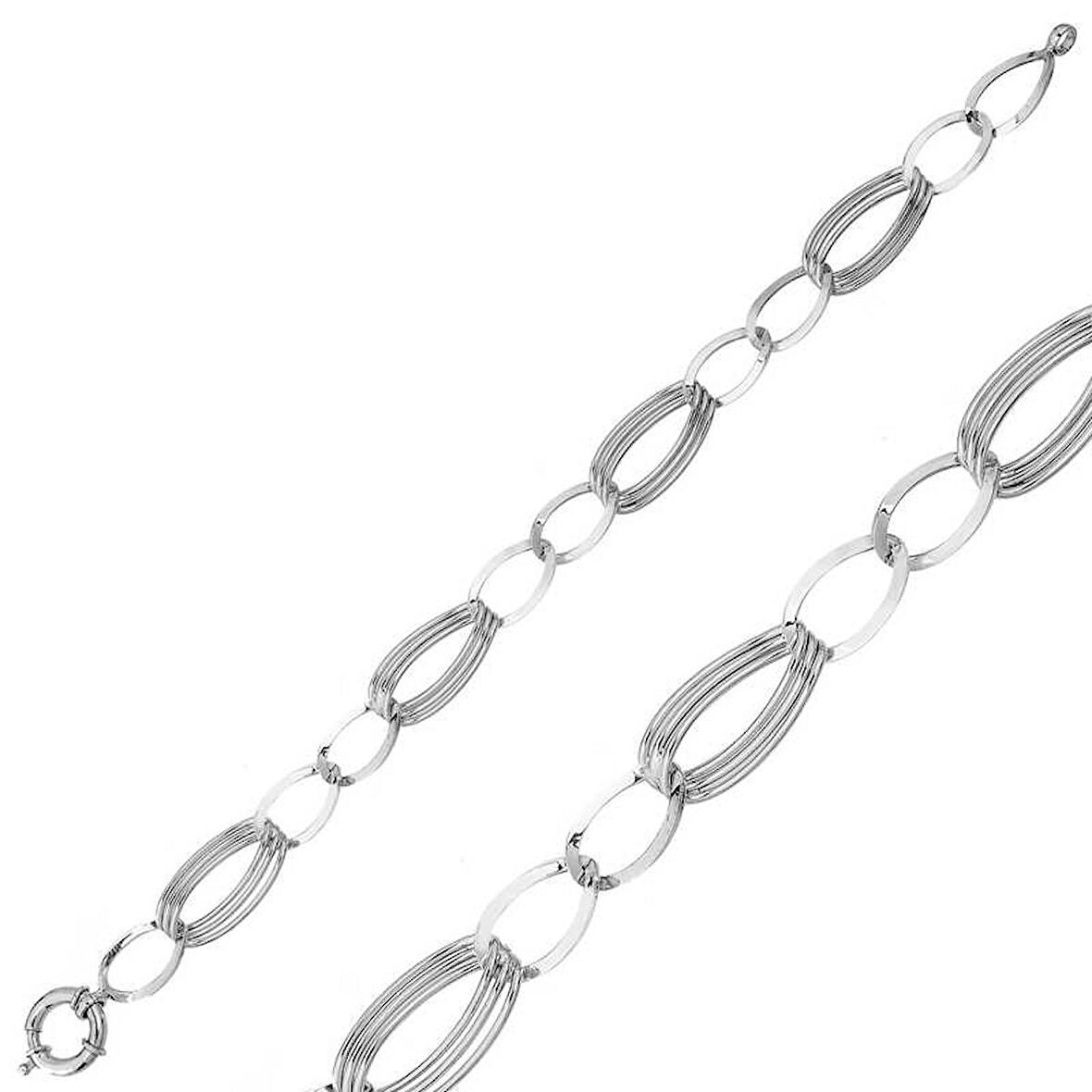 Gümüş Uzay Yolu Bileklik