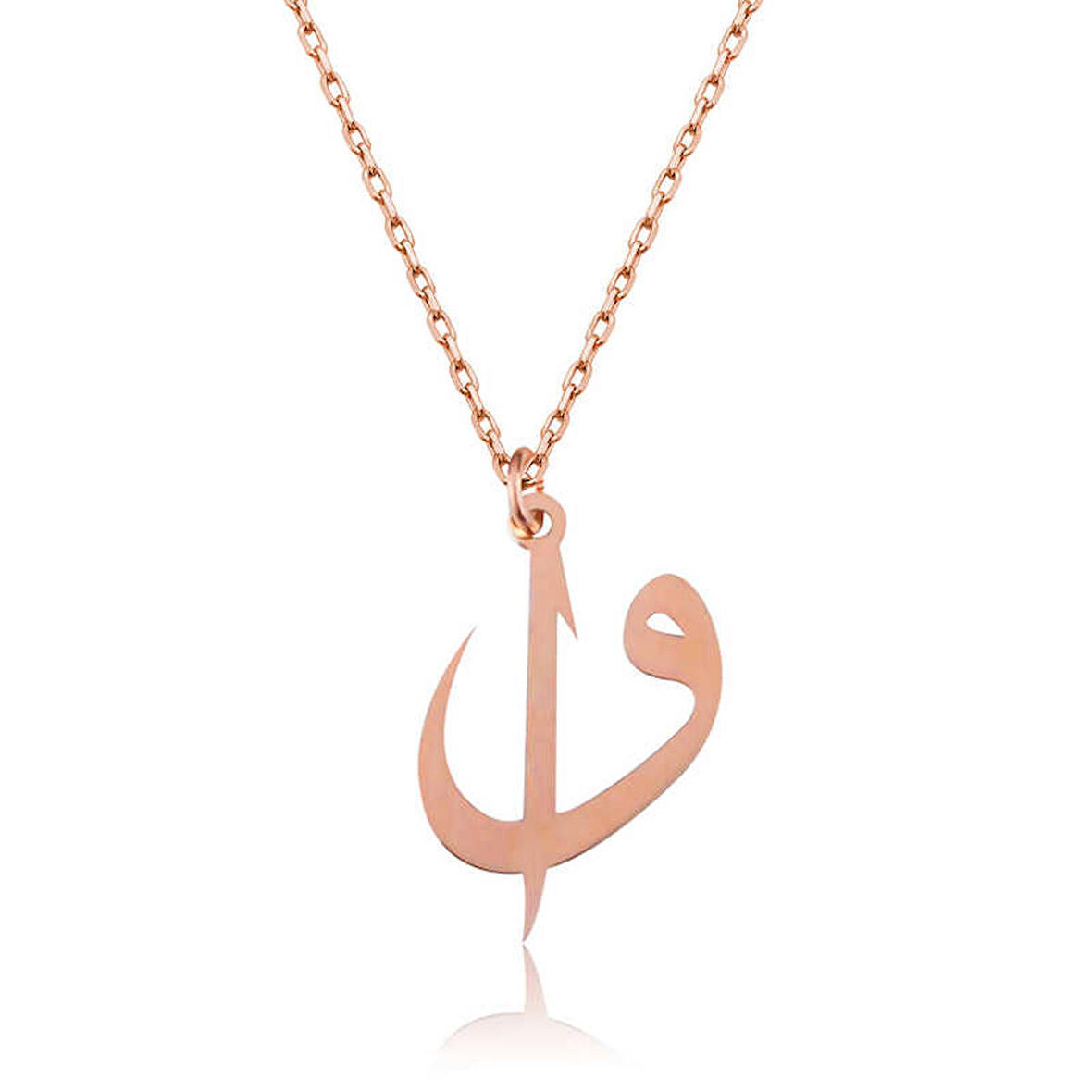 ​Gümüş Elif Vav Kadın Kolye