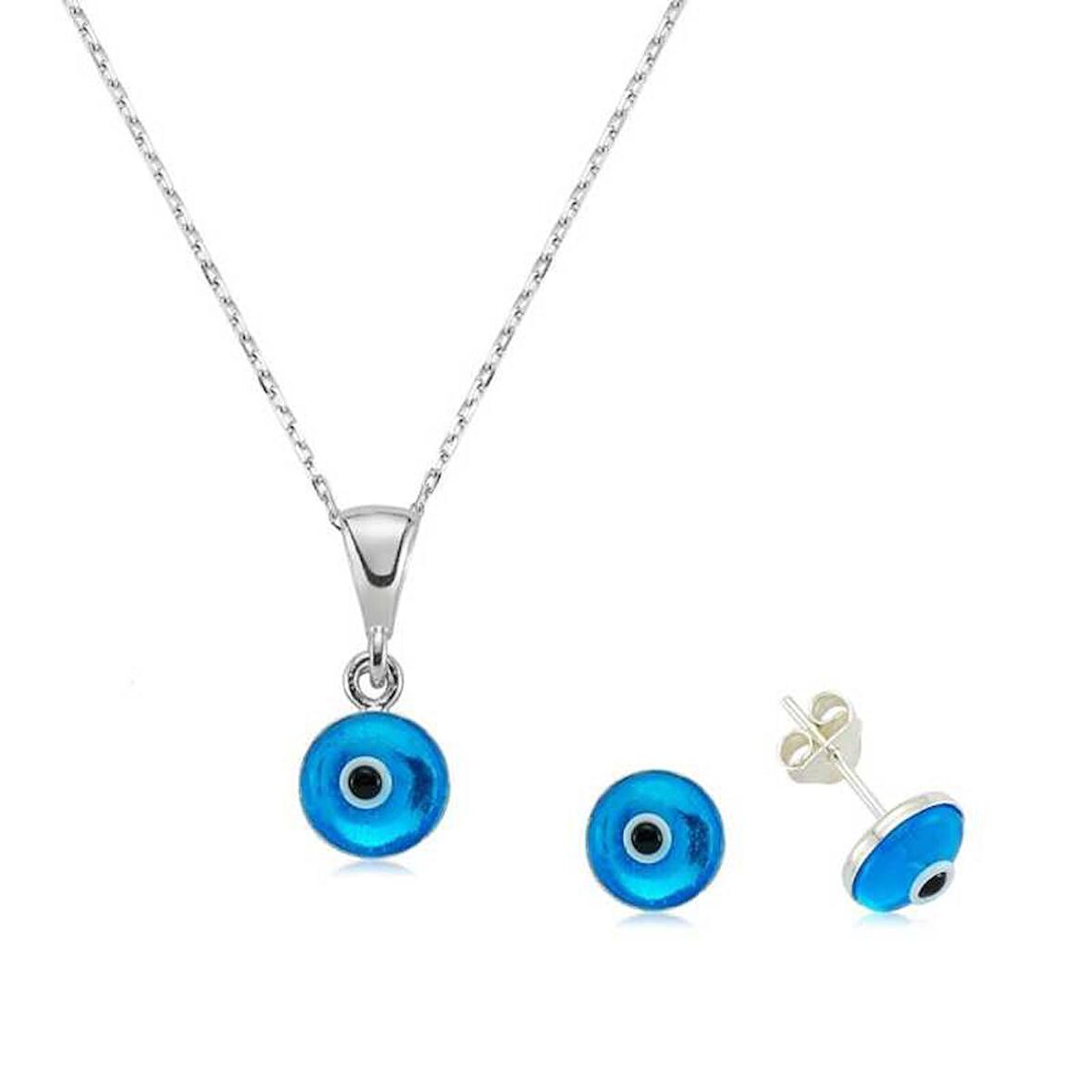 Gümüş Nazar Kadın Set