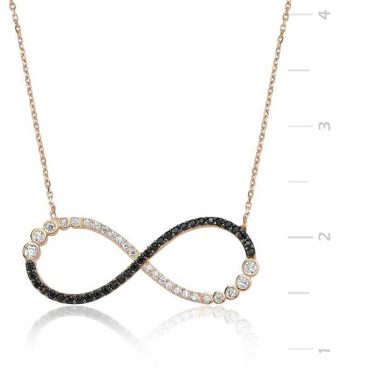 Gümüş Sonsuzluk Kadın Kolye