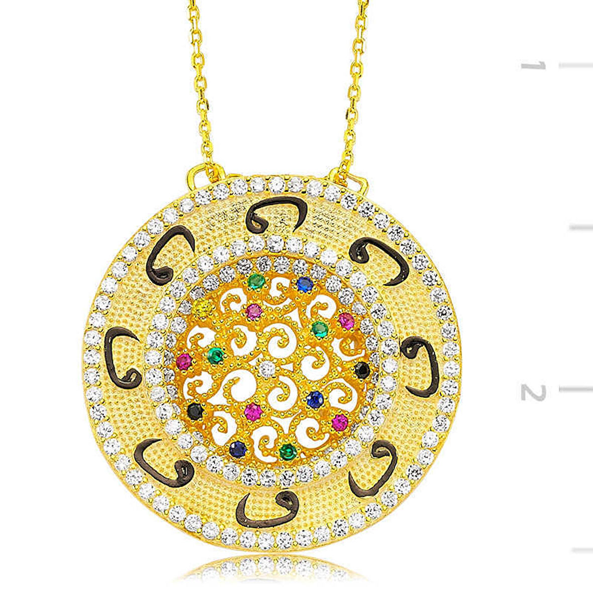 Gümüş Vav Kadın Kolye