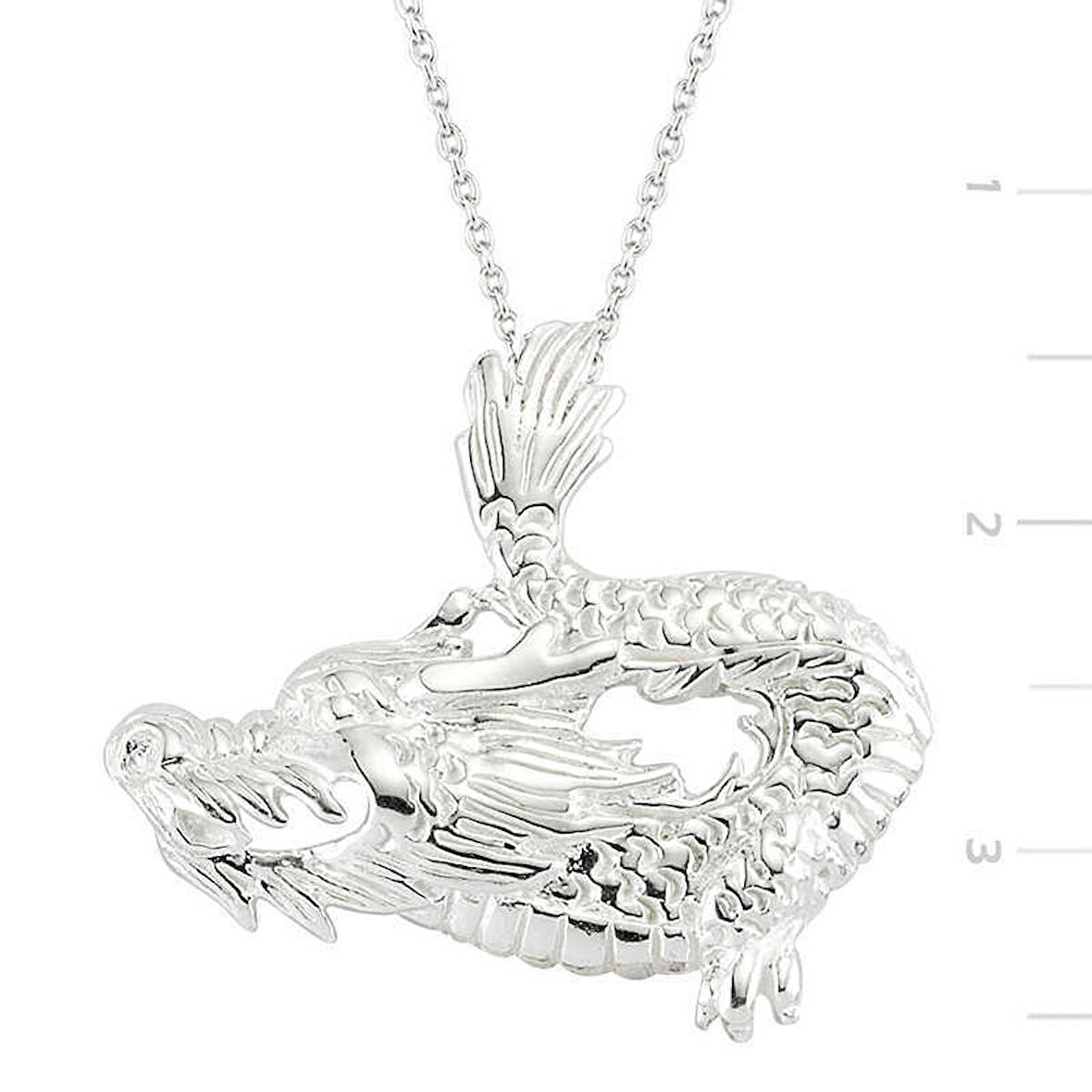 Gümüş Ejderha Erkek Kolye