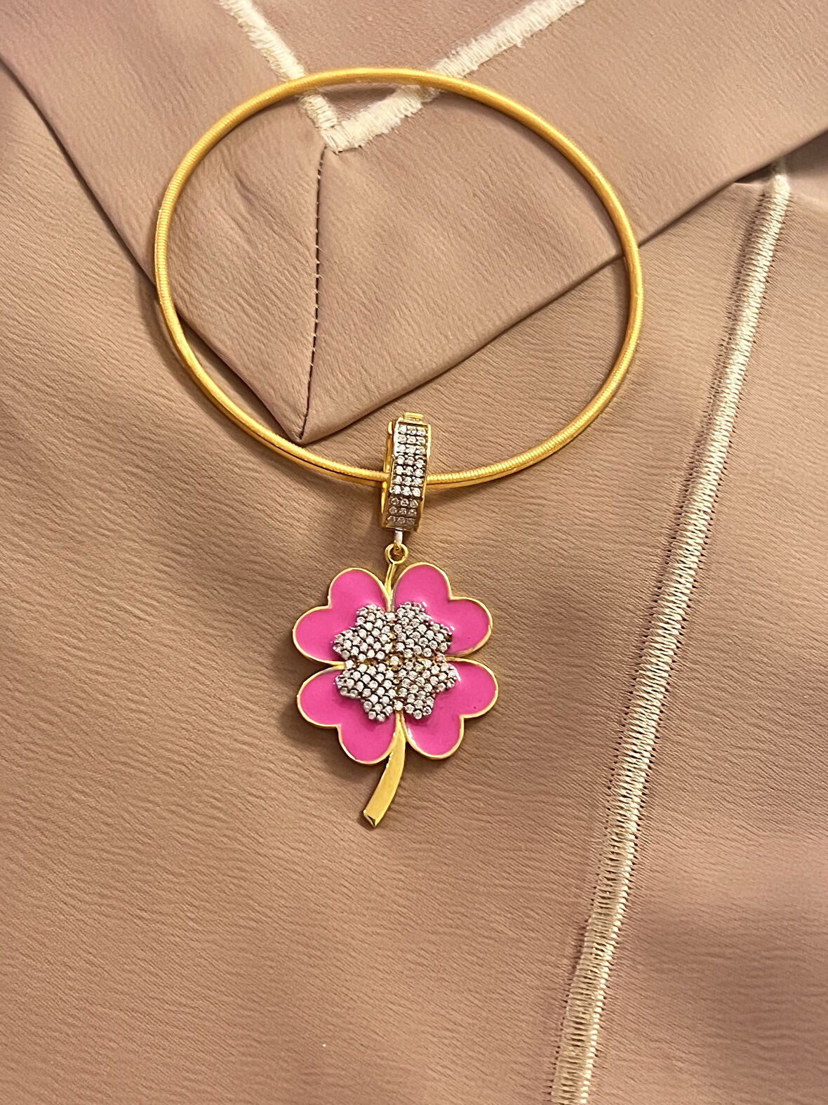 Ajda 925 Ayar Gümüş Charm Bilezik