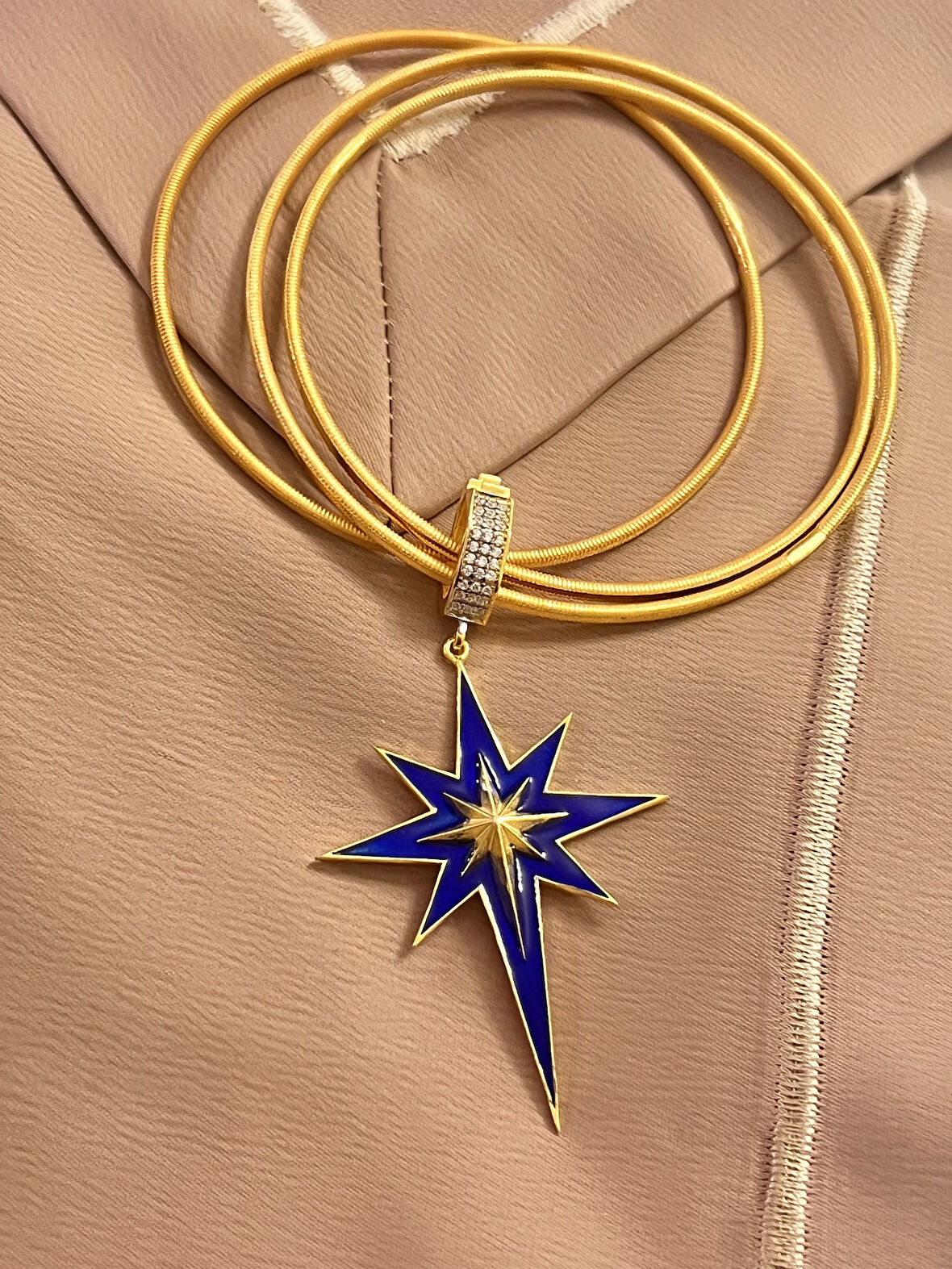 Ajda 925 Ayar Gümüş Üç Adet Kutup Yıldızı Charm Bilezik