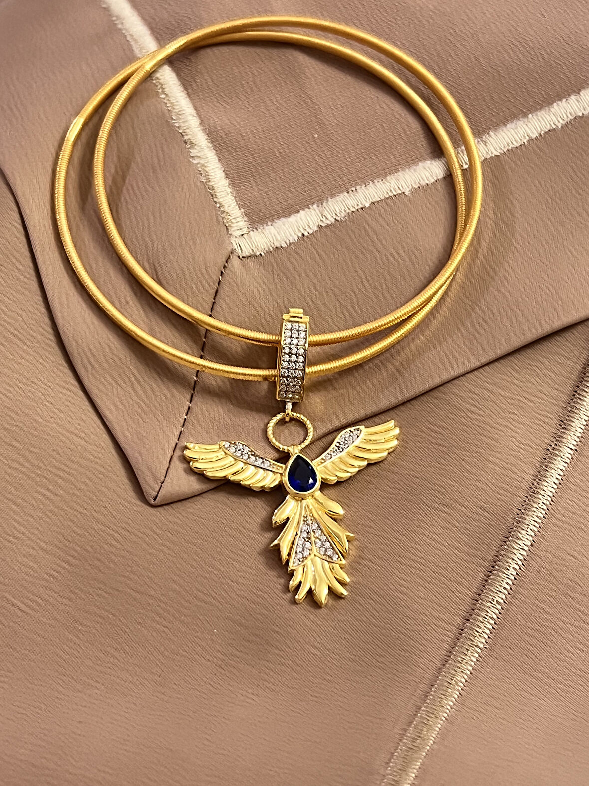 Peri Ajda İki Adet  Bilezik 925 Ayar Gümüş Charm