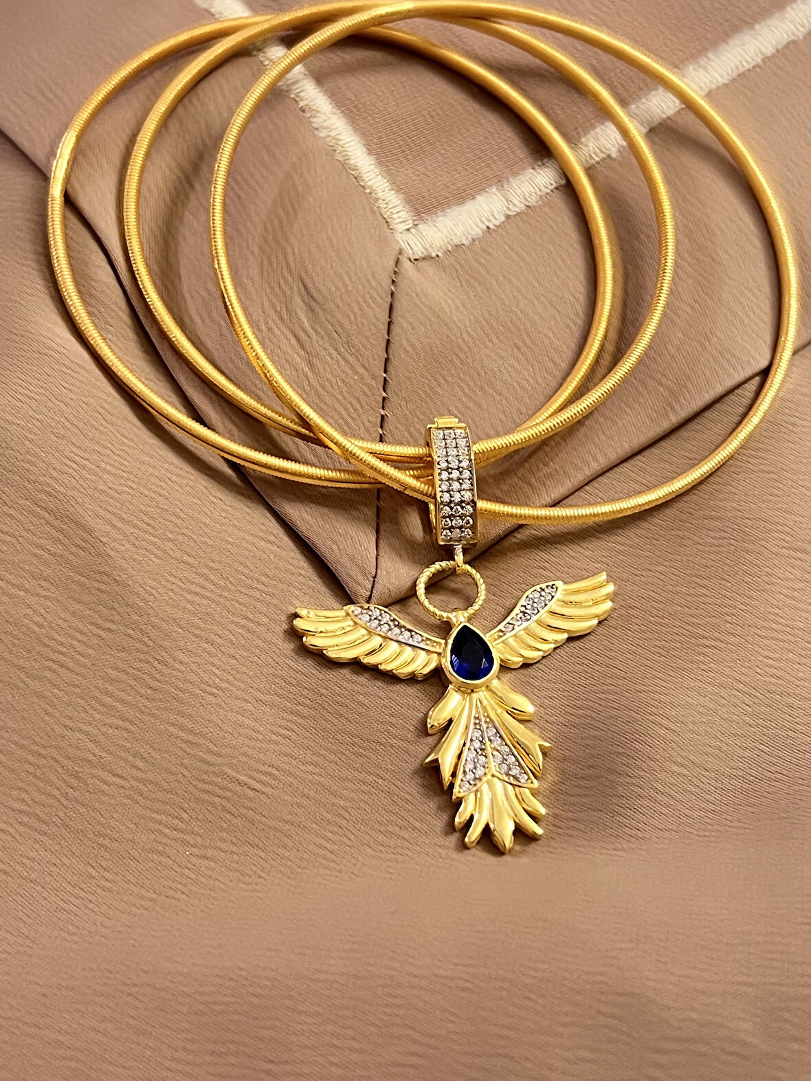 Peri Ajda Bilezik Üç Adet 925 Ayar Gümüş Charm