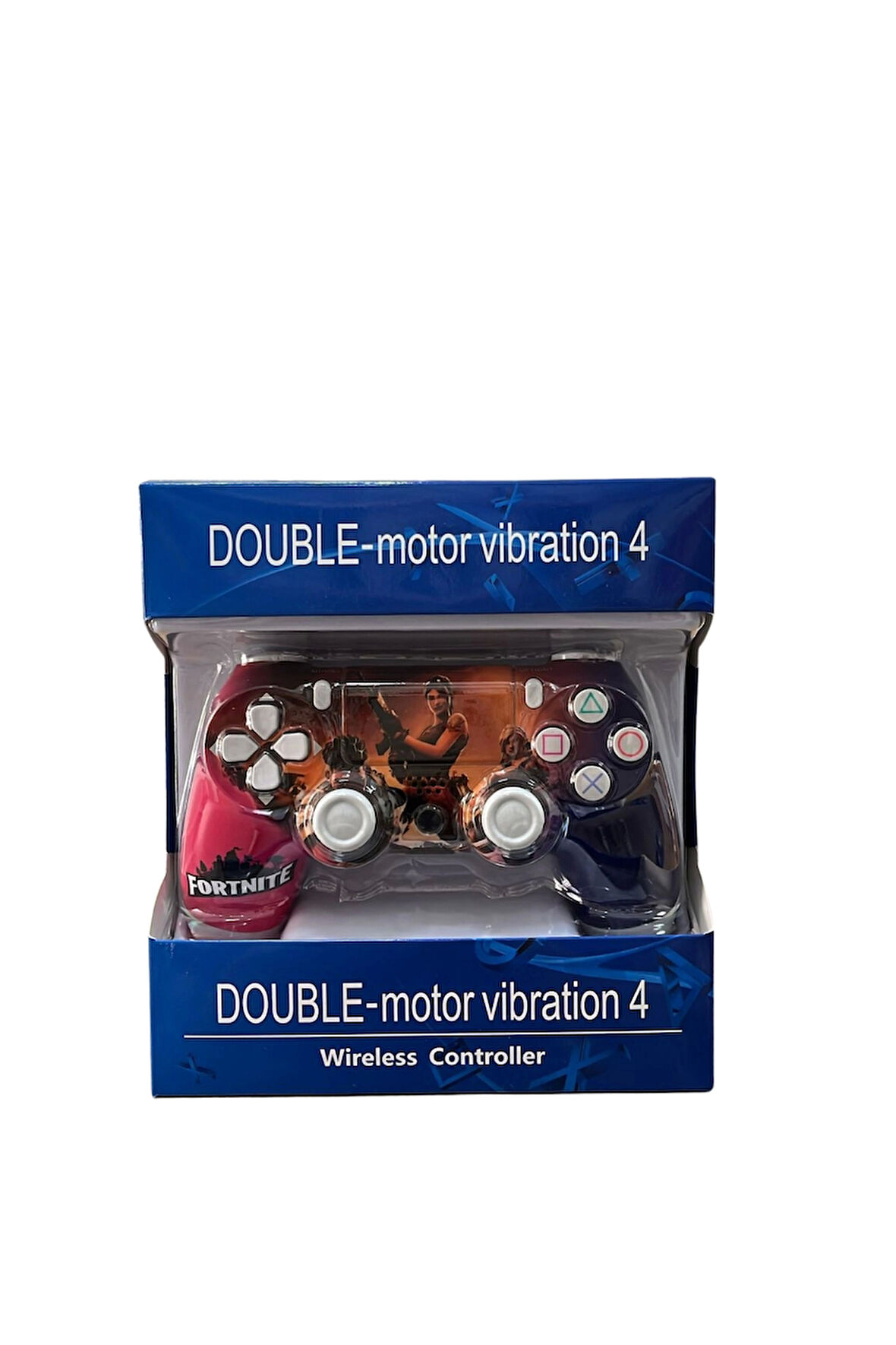 GlrTech P4A Kablosuz Oyun Kolu  Double Motor Titreşimli Şarj Edilebilir PS4 Uyumlu