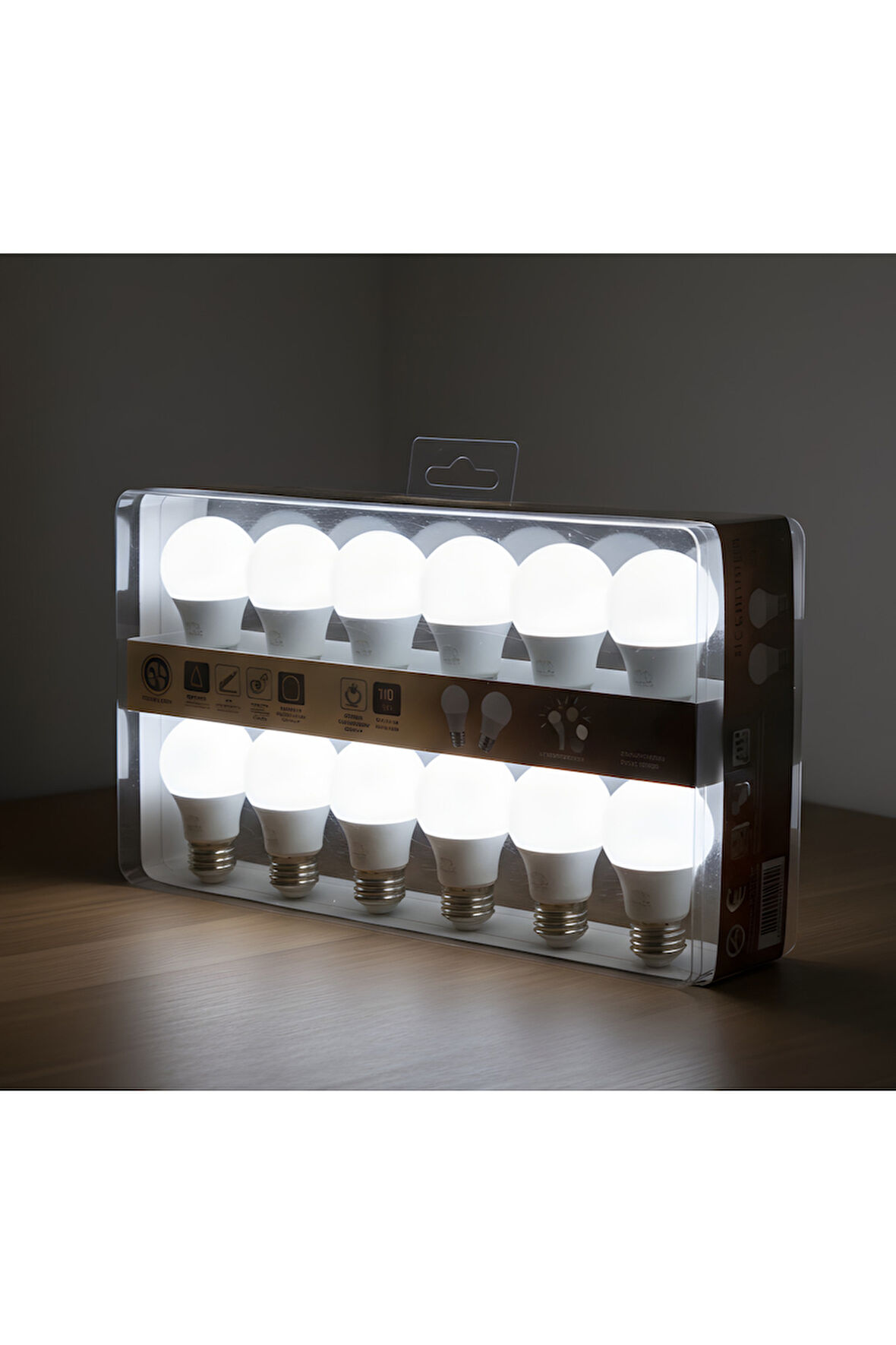 KES181 – 9W 220V E27 6500K Beyaz LED Ampul (12'li Paket)