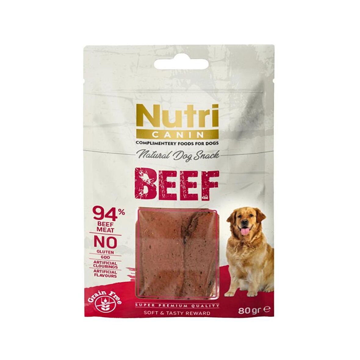 Nutri Canin Tahılsız 80 Gr Sığır Etli Köpek Ödülü 14 Adet