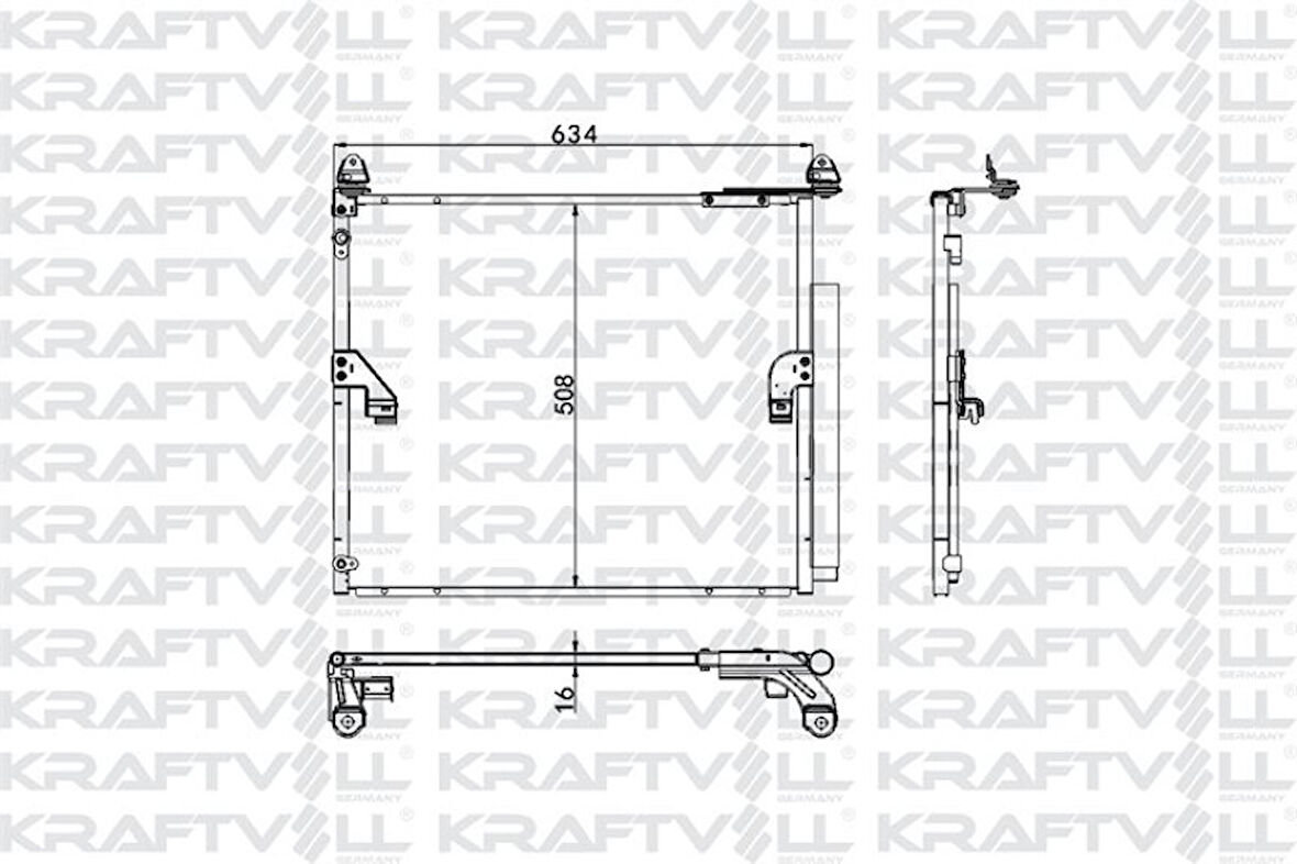 Toyota Klima Radyatoru Toyota Land Cruıser Prado (_j15_) 3.0 D-4d - Kraftvoll 08060191