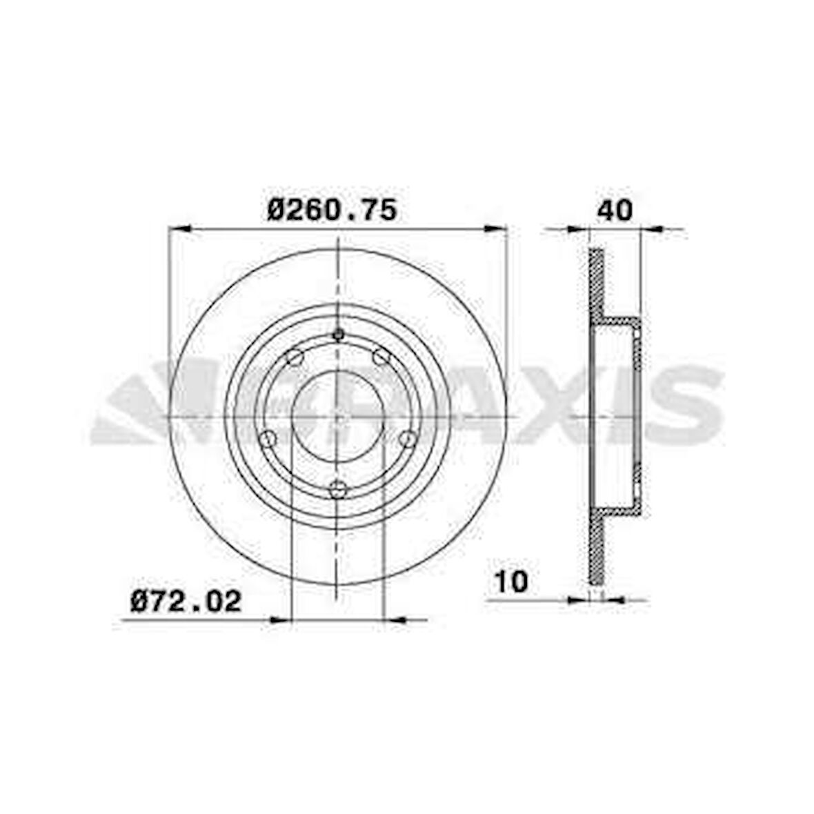 Mazda Arka Fren Aynası Duz Mazda 626 2.0 Fs 92>97 MX 6 2.0 2.5 2 5 92>97 261×5 Ford Probe II (ecp) 2.0 16v - Braxıs Ae0401