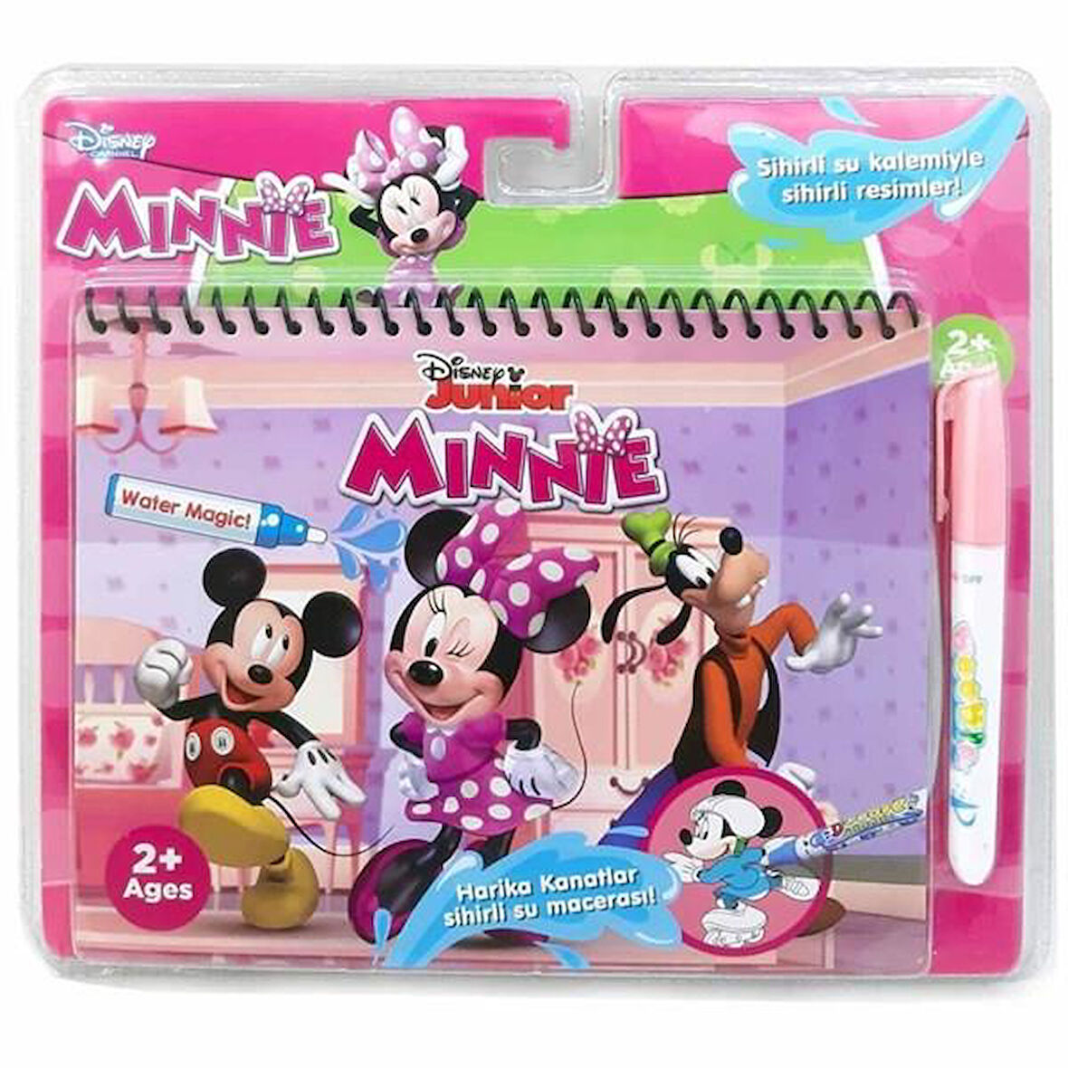 Mashotrend Minnie Mouse Boyama Kitabı - Mini Fare Sihirli Boyama Kitabı - Sihirli Su Kalemi