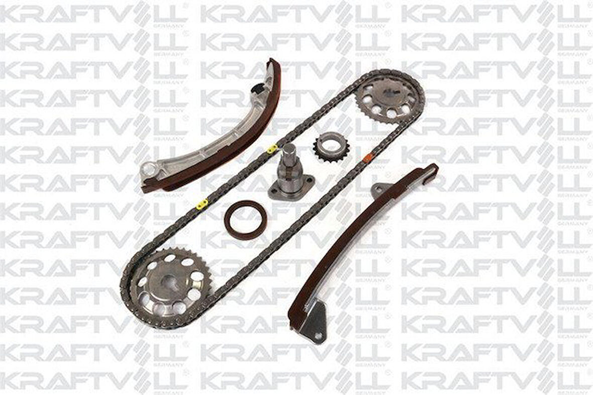 Toyota Eksantrık Zincir Seti Corolla 1.4-1.6 Vvti Benzinli 2002-2007 Avensis 1.6 2003-2008 (7 Parca) Gergi - Kraftvoll 12100109