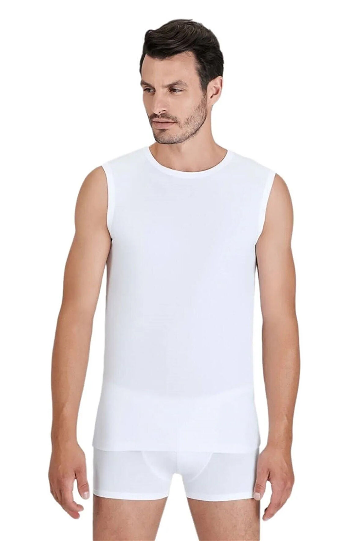 Erkek Beyaz Nick Atlet 6003