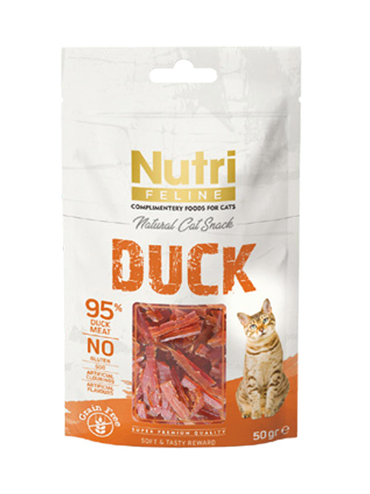 Nutri Feline Tahılsız 50 Gr Ördek Etli Kedi Ödülü 12 Adet