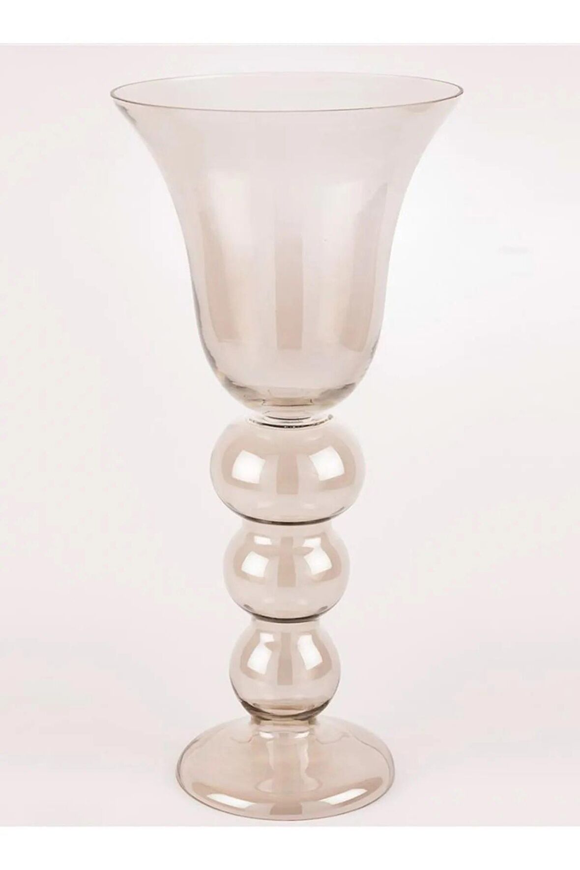 Mikasa Moor Üç Boğumlu Üfleme Cam Vazo Küçük 51*22 Cm