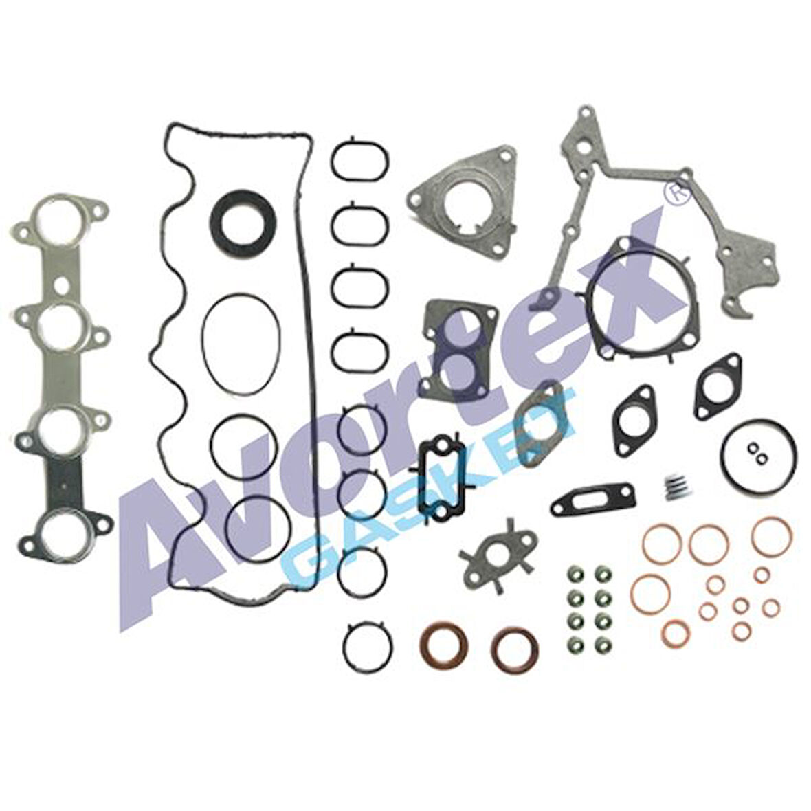 Fiat Motor Full Takım Conta Skc Harıc Viton Keceli Subap Lastıklı Fiat Bravo II 1.9d 07>14 Doblo 1.9d Jtd - Avortex 259