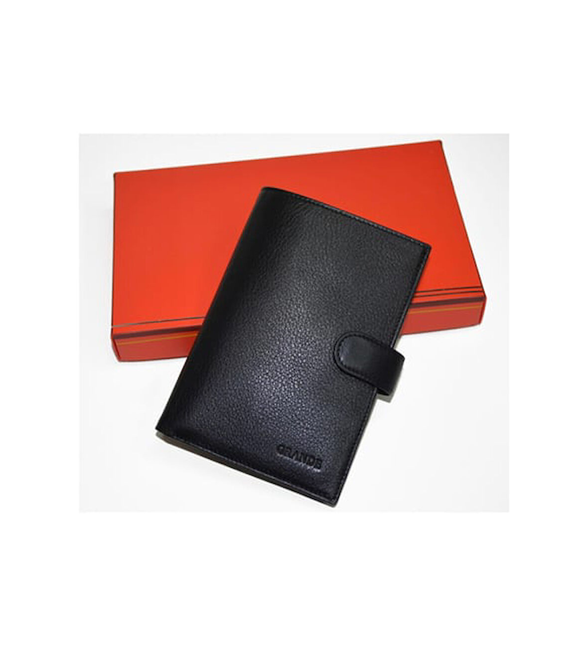 Grande Hakiki Deri Erkek Cüzdan Siyah 2462