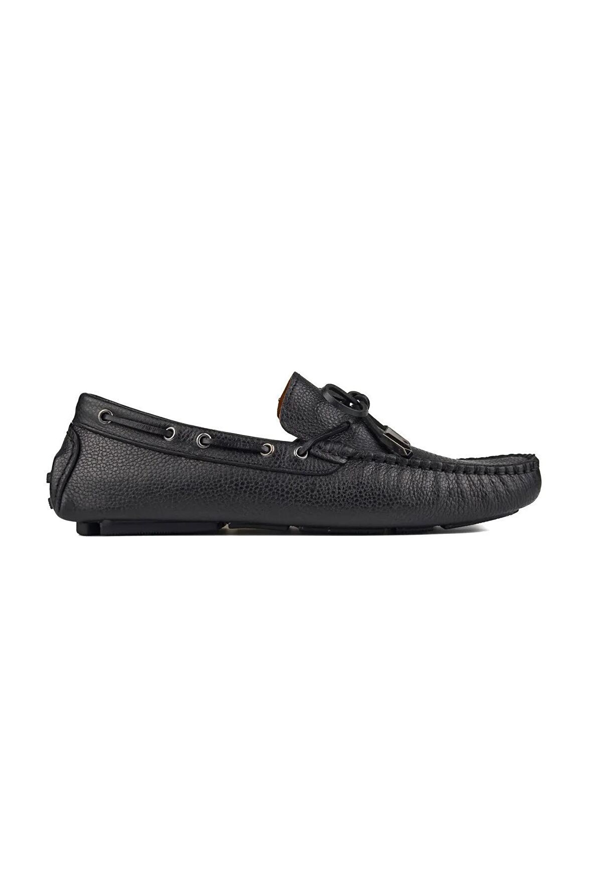 Teos İçi Dışı Hakiki Deri Bağcıksız Esnek Yumuşak Loafer Erkek Ayakkabı