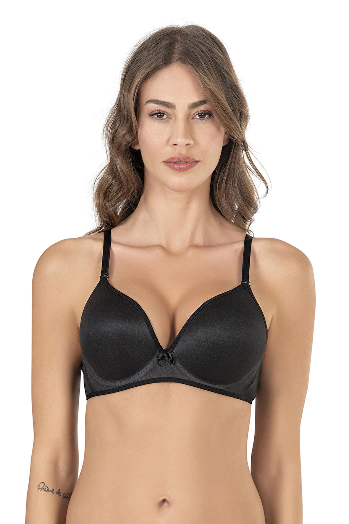 Nisan 002 Kadın Boş Kap Desteksiz Dolgusuz Balenli Telli Kulaklı Basic Günlük Sütyen