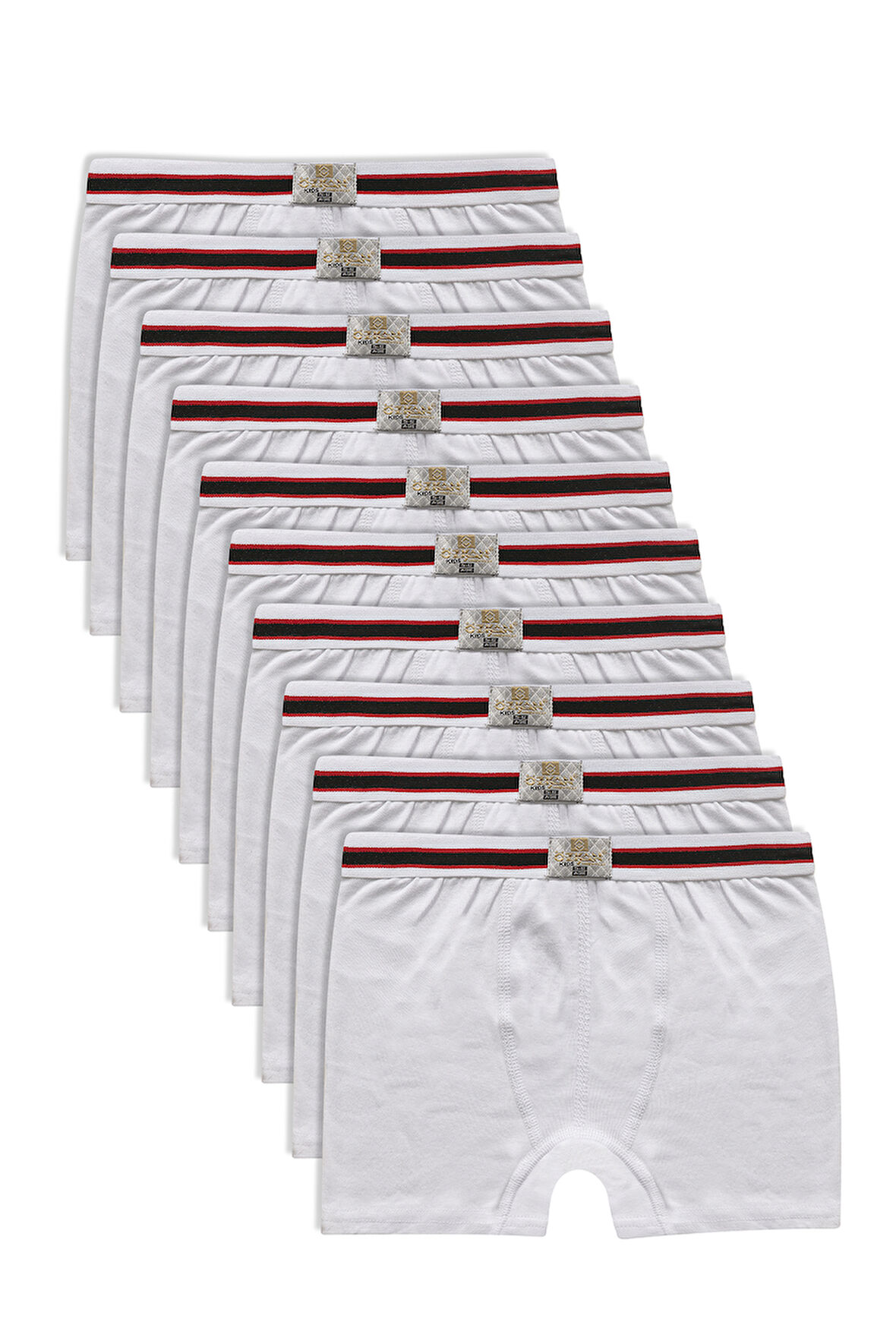 Özkan 0711 10'lu Paket Erkek Çocuk %100 Pamuklu Esnek Yumuşak Boxer Şort
