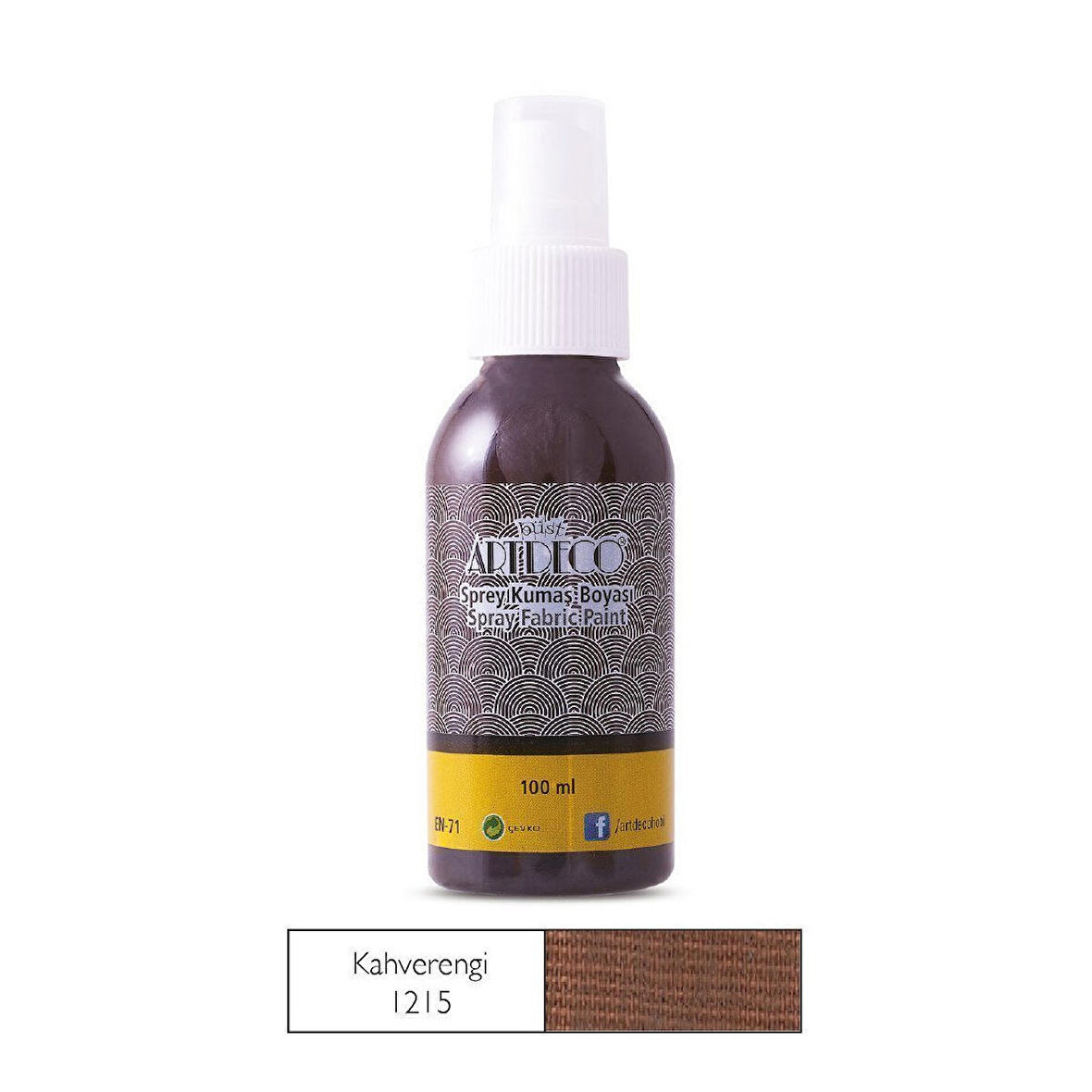Artdeco 1215 Kahverengi 100 ml Sprey Kumaş Boyası