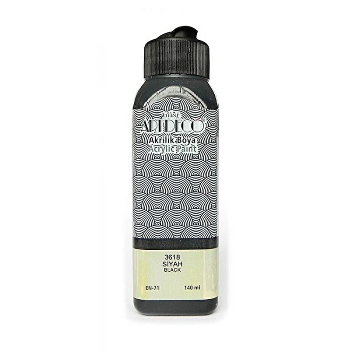 Artdeco Akrilik Boya 140 Ml Siyah