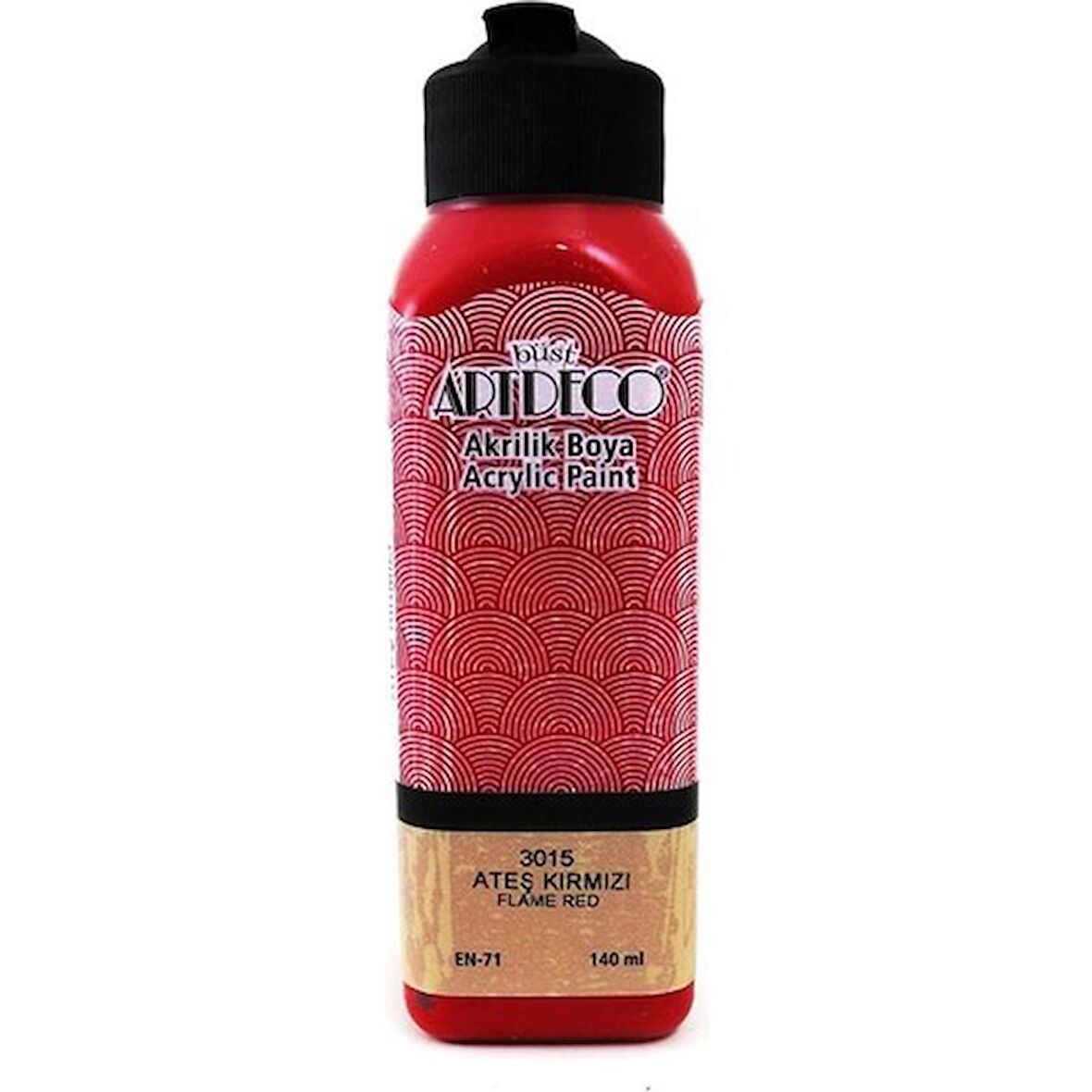 Ardeco Akrilik Boya 140 Ml Ateş Kırmızı 3015