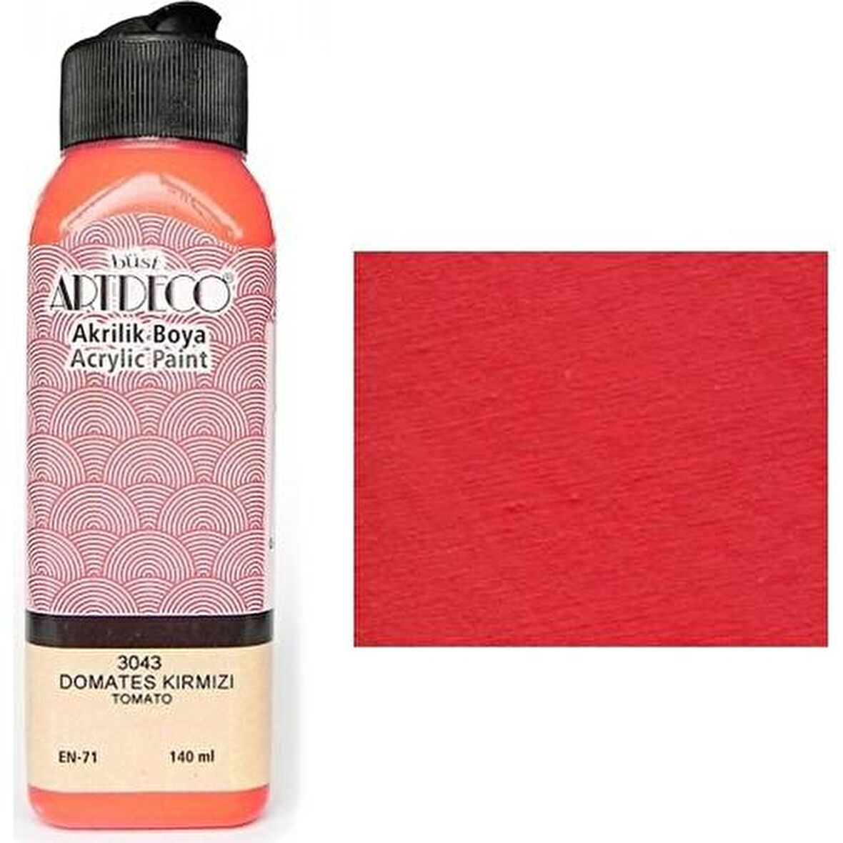 Artdeco Akrilik Boya 140 Ml Domates Kırmızı